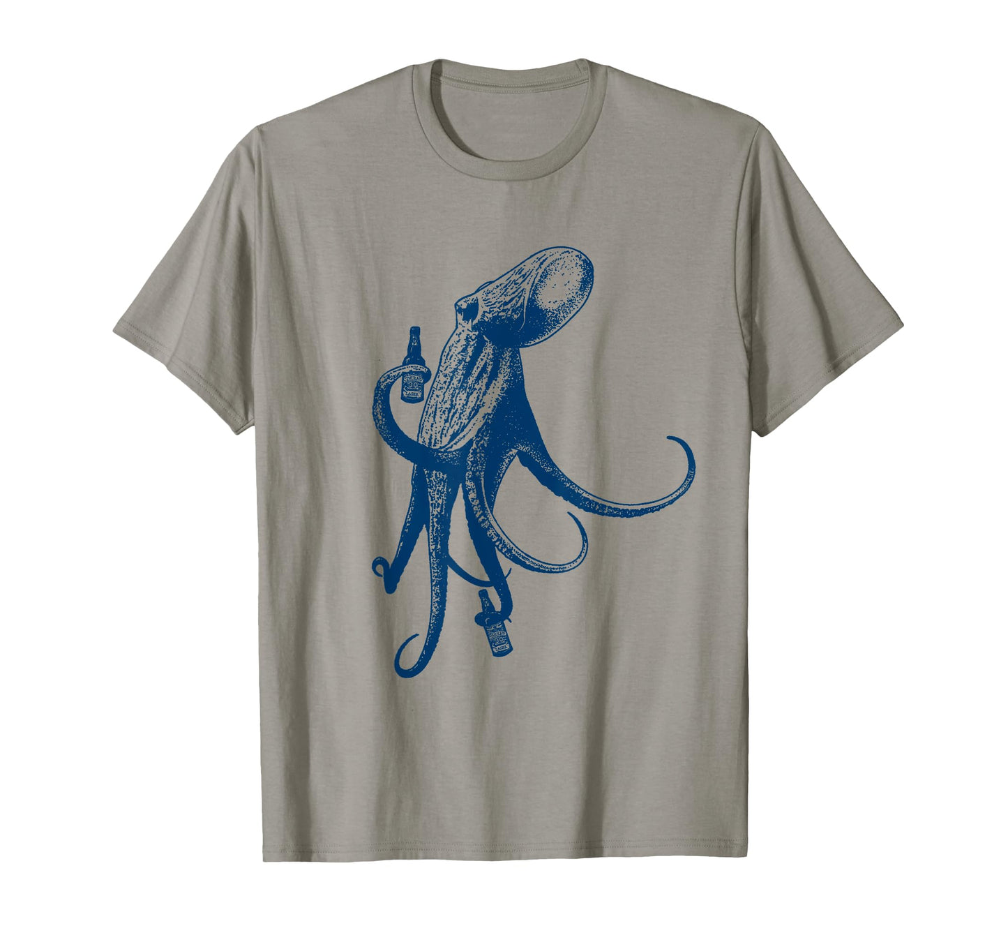 The Original Beer Drinking Octopus - Beach Vacation T-Shirt Men Women T-Shirt