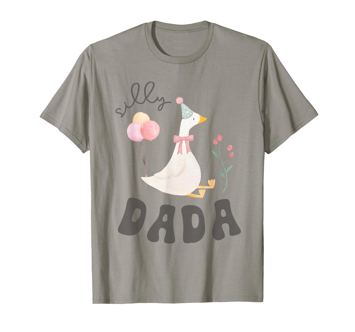 Silly Dada Silly Goose Dad Birthday Family Matching Party T-Shirt