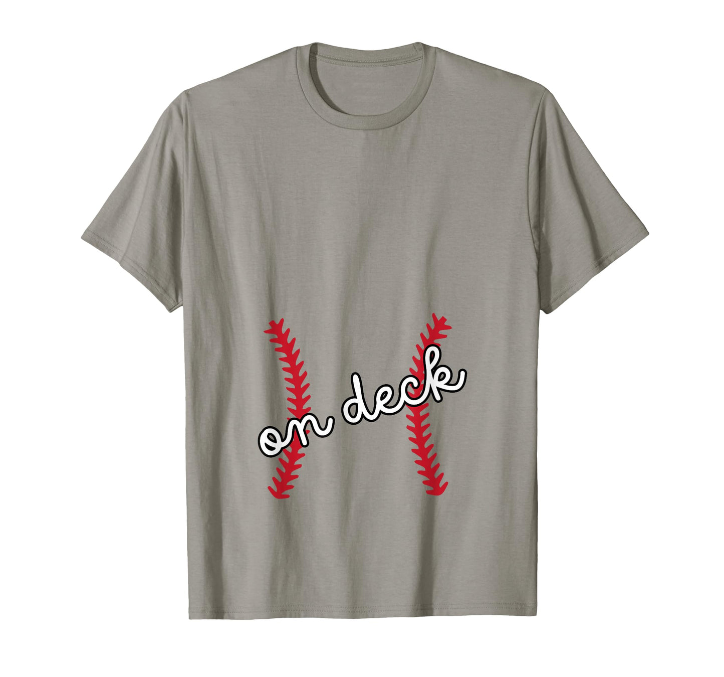 Baseball Mom Pregnancy Announcement Baby Belly Reveal T-Shirt