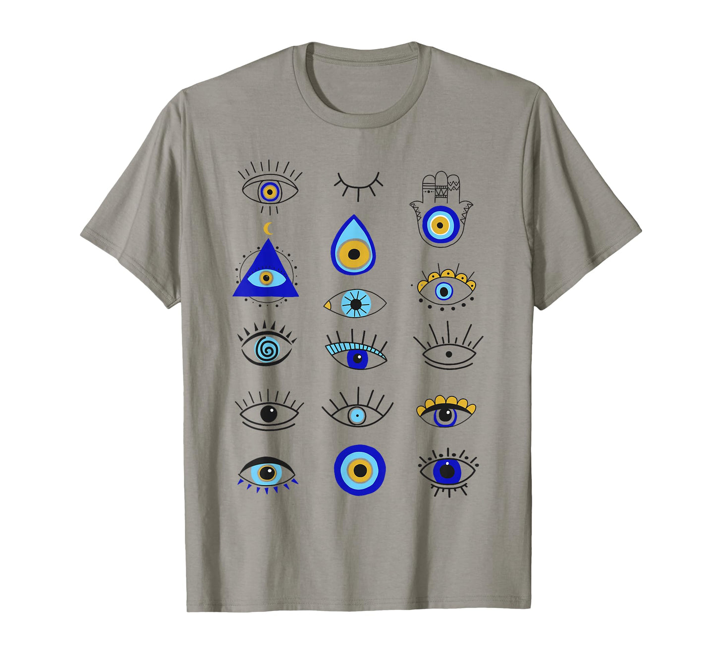 Evil Eye Curse Protection Hand of Hamsa Seeing Eyes Evil Eye T-Shirt
