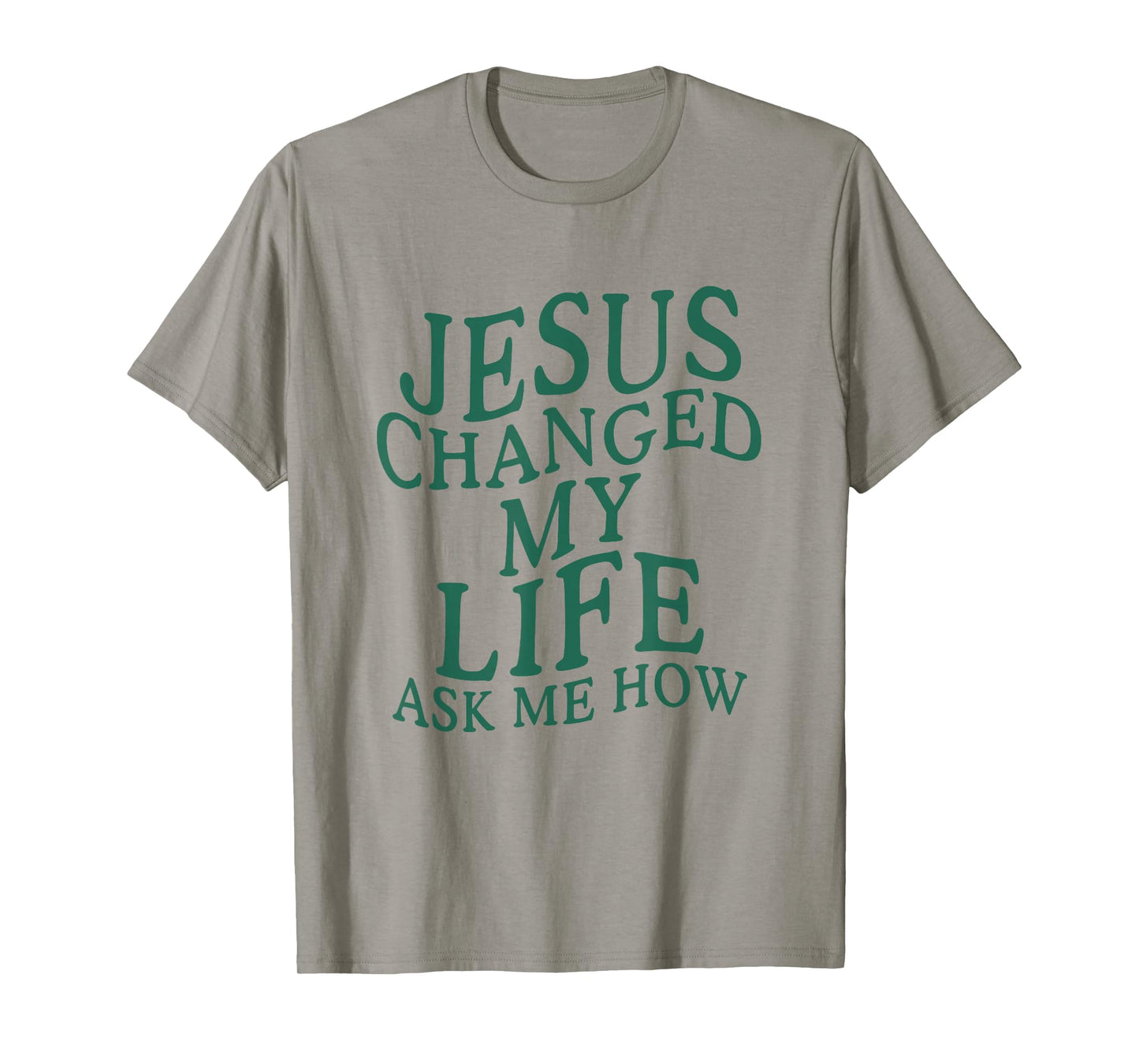 Vintage Retro Jesus Changed My Life Ask Me How Jesus T-Shirt