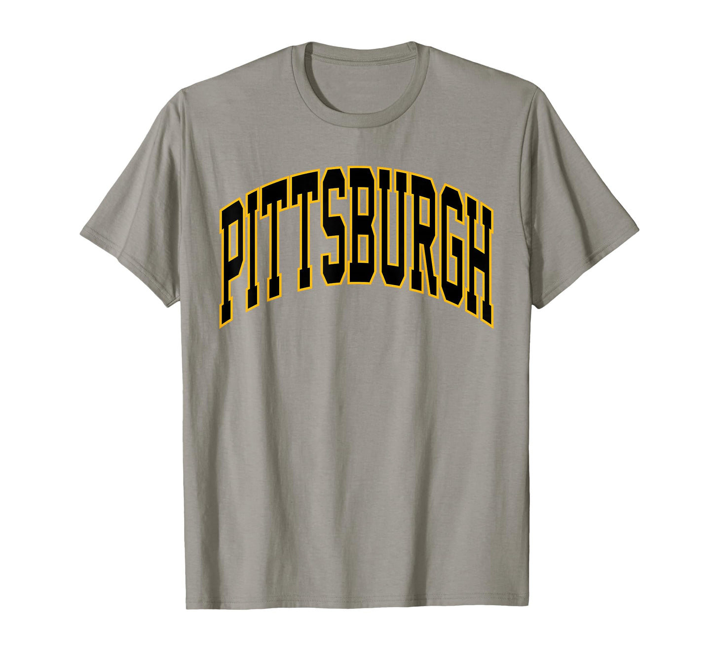 Retro Pittsburgh Throwback Classic Pittsburgh Black Gold Tee T-Shirt