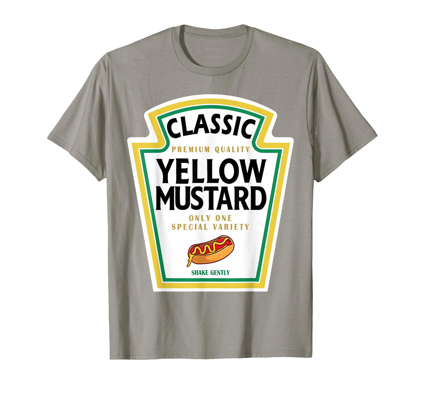 Yellow Mustard DIY Halloween Costume Matching Group Mustard T-Shirt