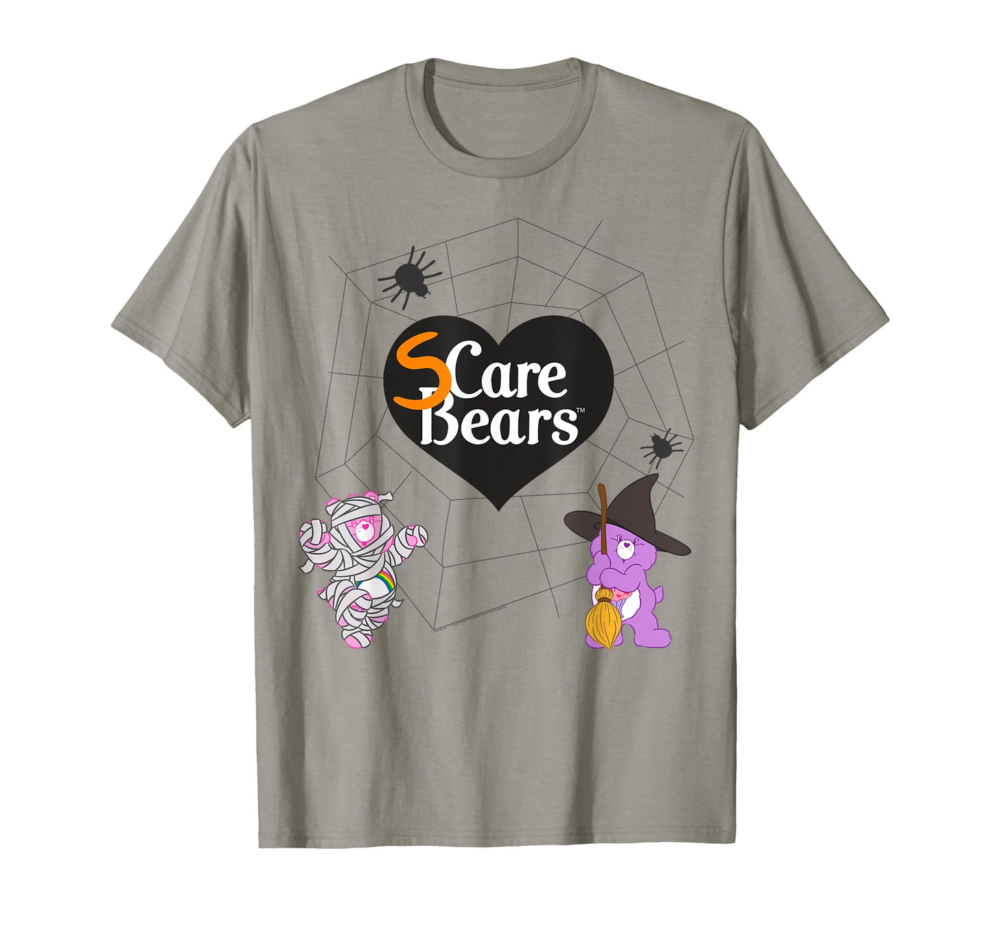 Care Bears Halloween SCare Bears Spider Web Mummy Witch T-Shirt