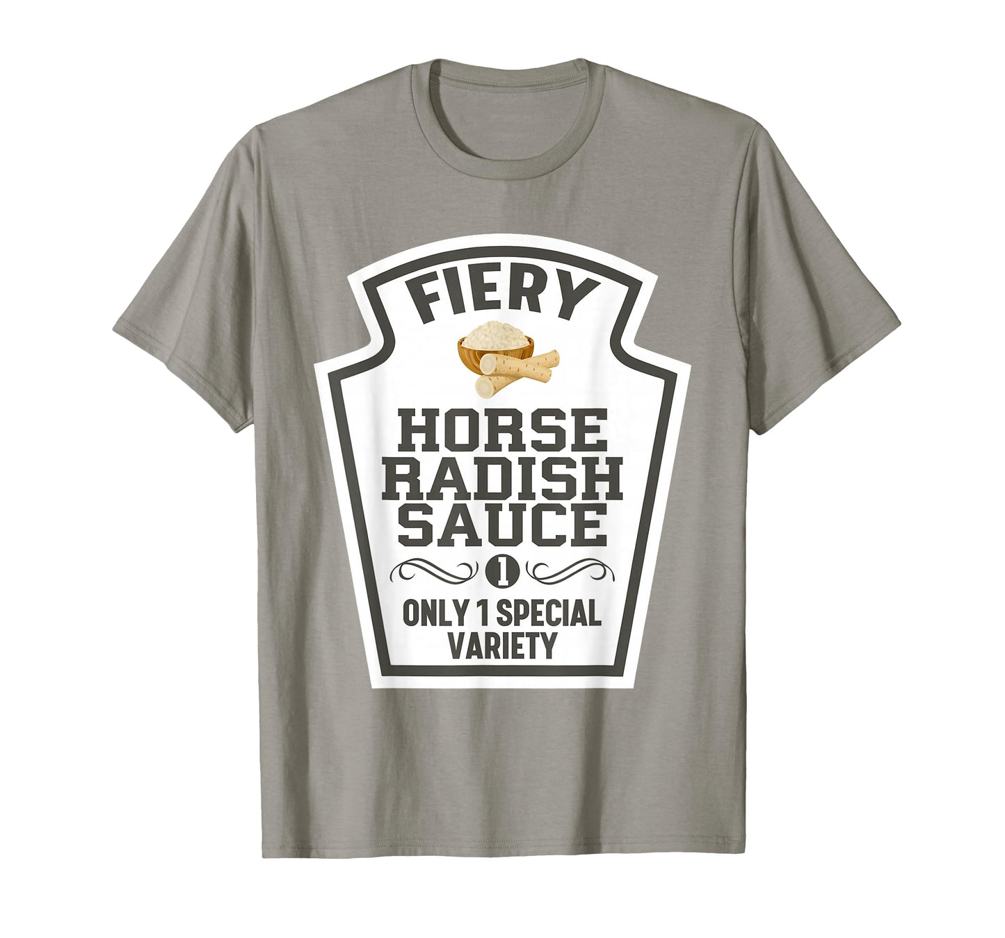 Fiery Horseradish Sauce Halloween Condiment Costume Food T-Shirt