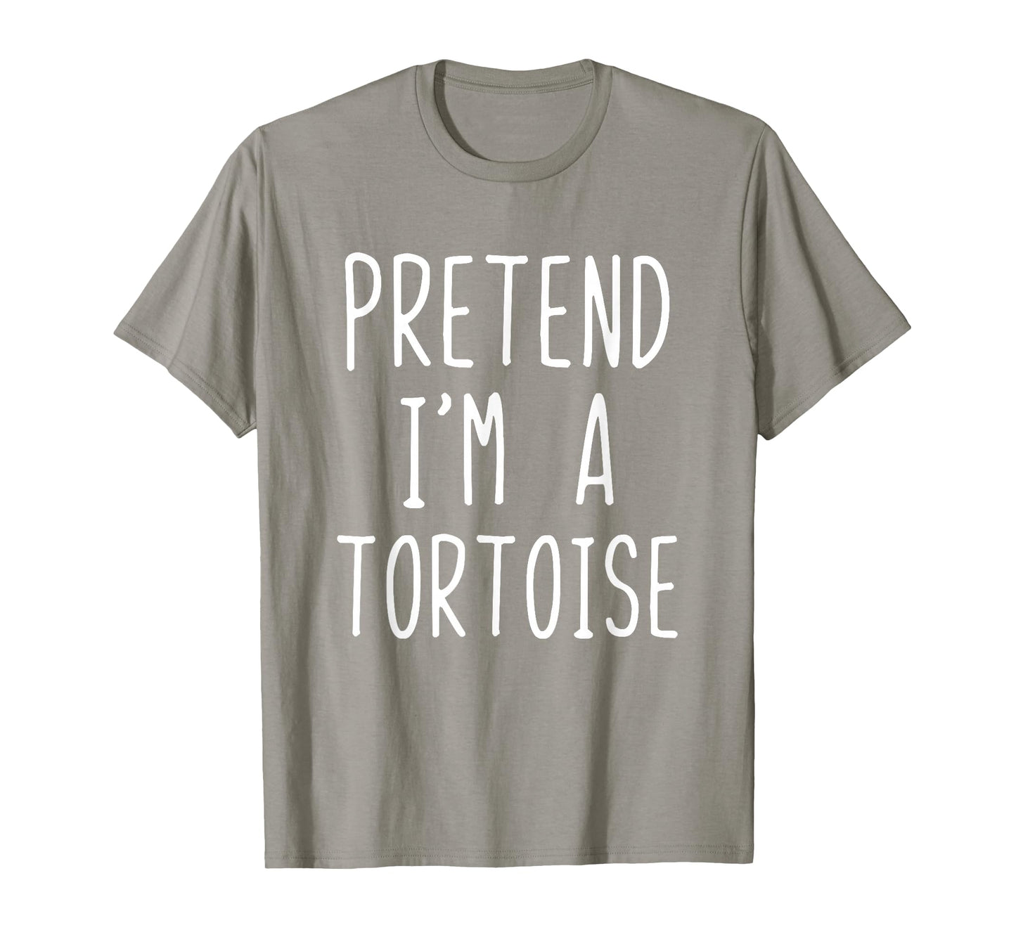Pretend I'm A Tortoise Costume Halloween Lazy Adult Kids T-Shirt