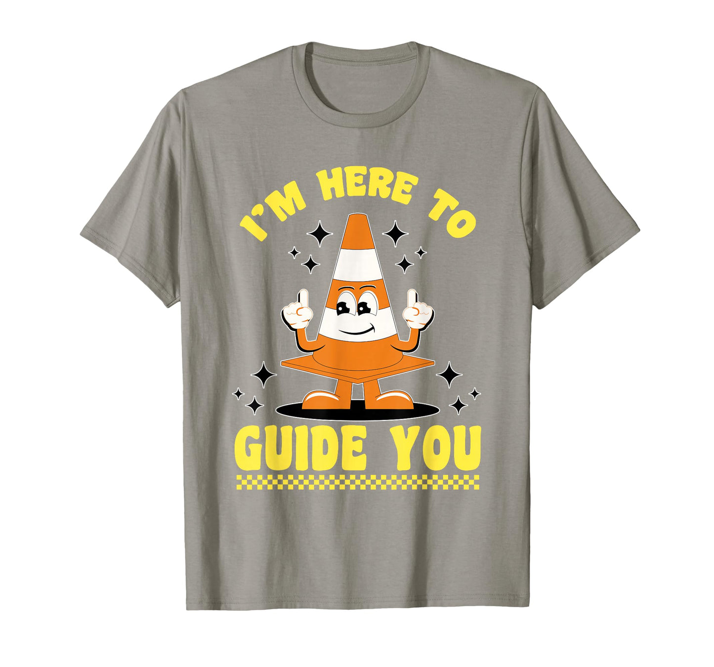 Traffic Cone Halloween Costume I'm Here To Guide You T-Shirt