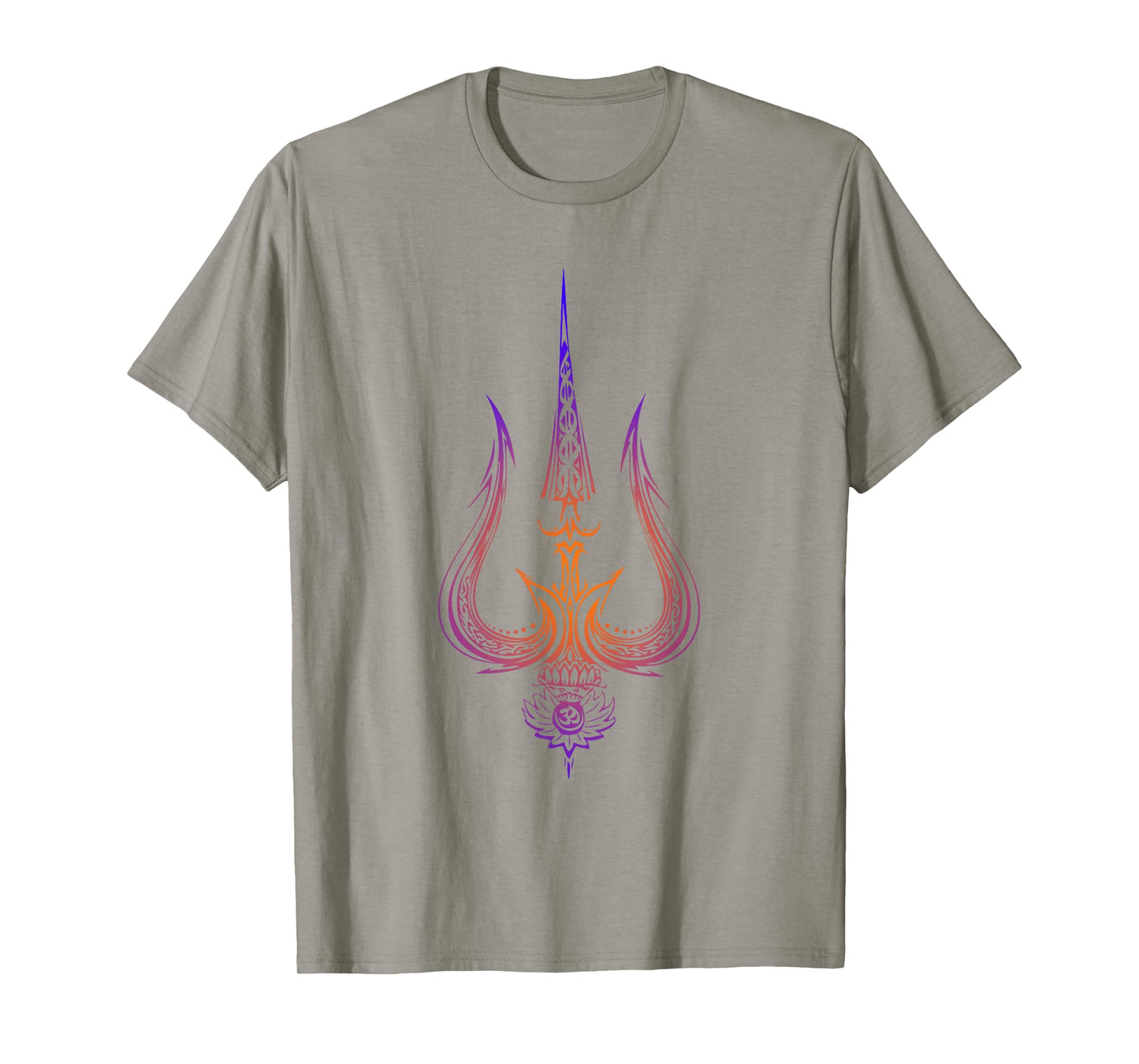 OM-Lord Shiva Divine Spear Trident Trishul T-Shirt