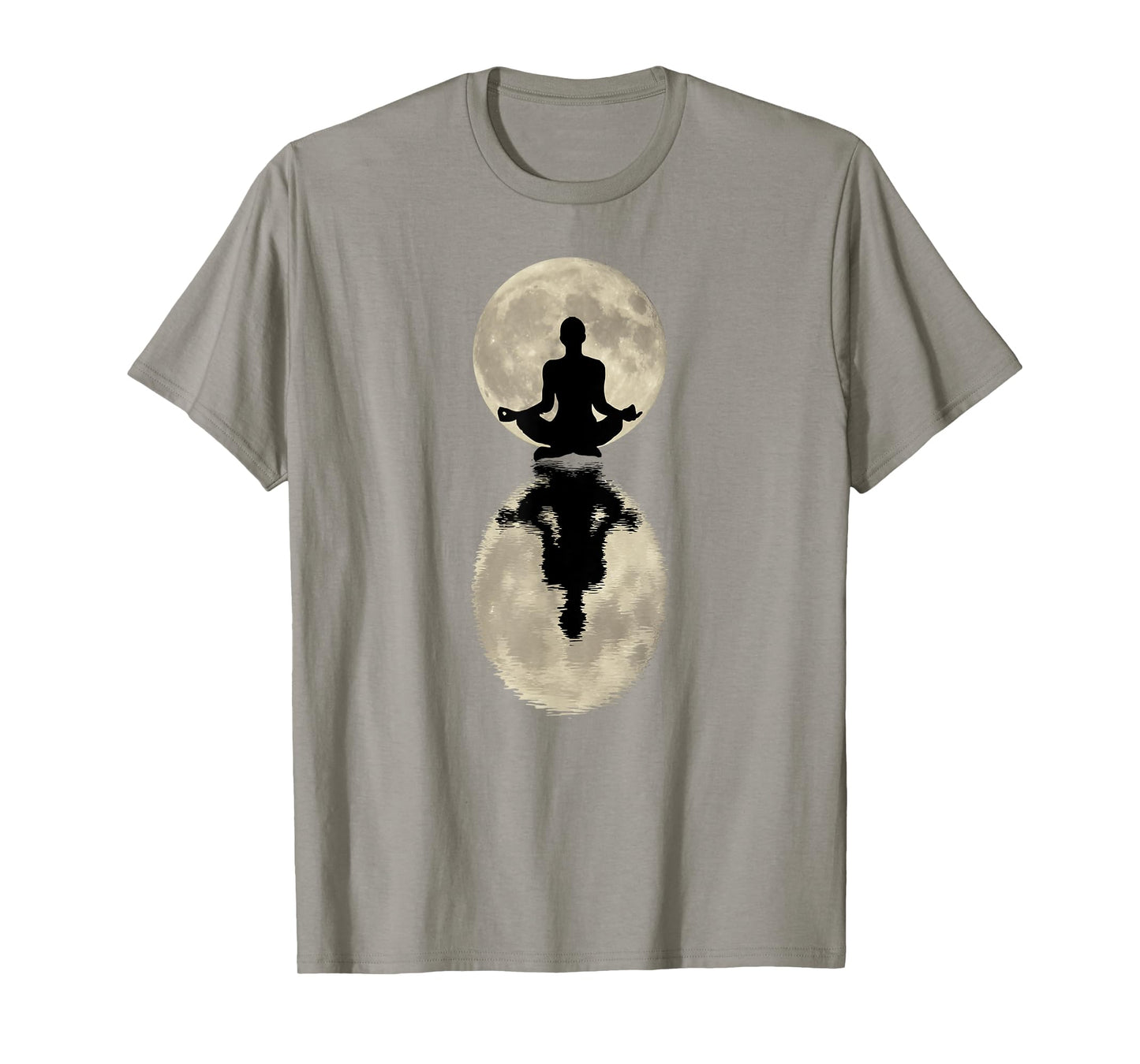 Yoga Gift for Women - Namaste Moon Refection Zen Spiritual T-Shirt