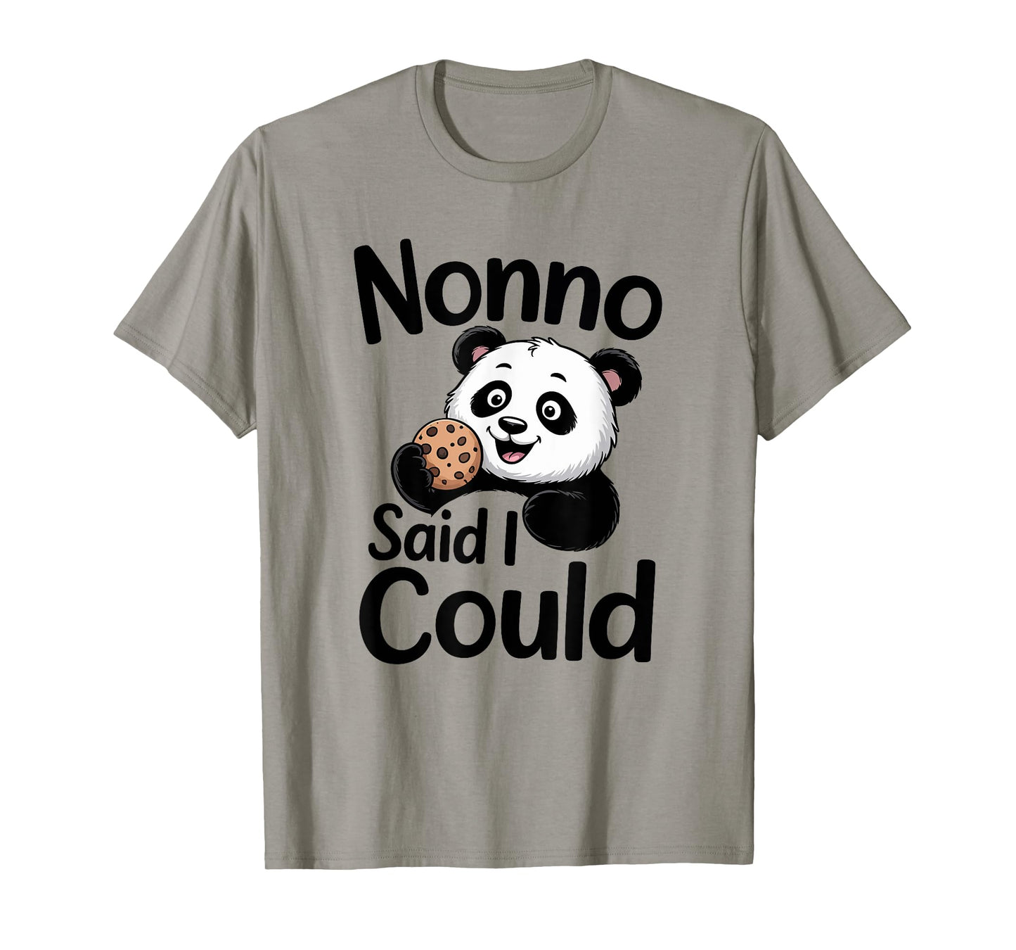 Funny Nonno Said I Could Sweet Panda Toddler Grandpa T-Shirt