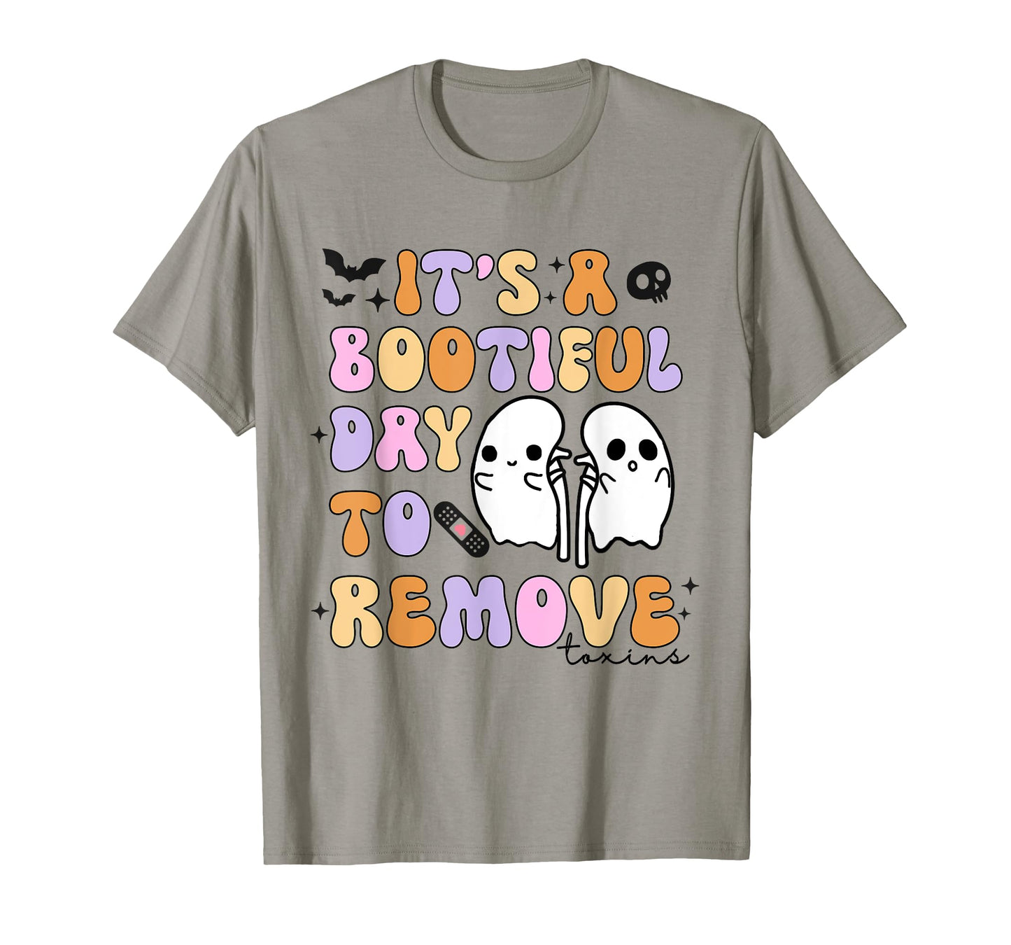 Its A Boo-tiful Day To Remove Toxins Dialysis Tech Halloween T-Shirt