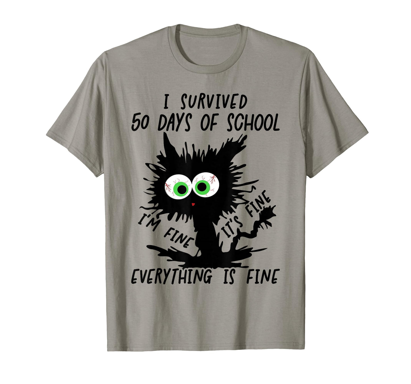 I Survived 50 Days Of School T-Shirt