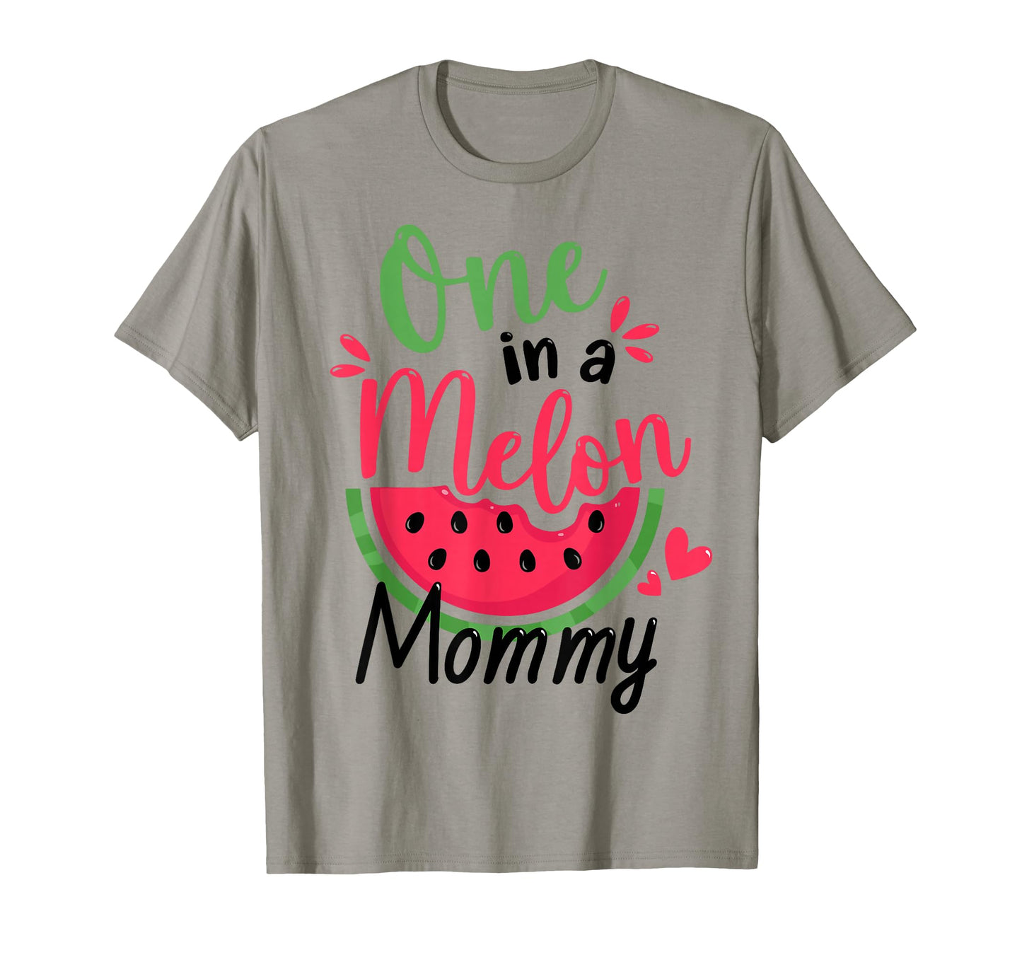 One in a Melon Mommy 1st Birthday Party Family Matching T-Shirt