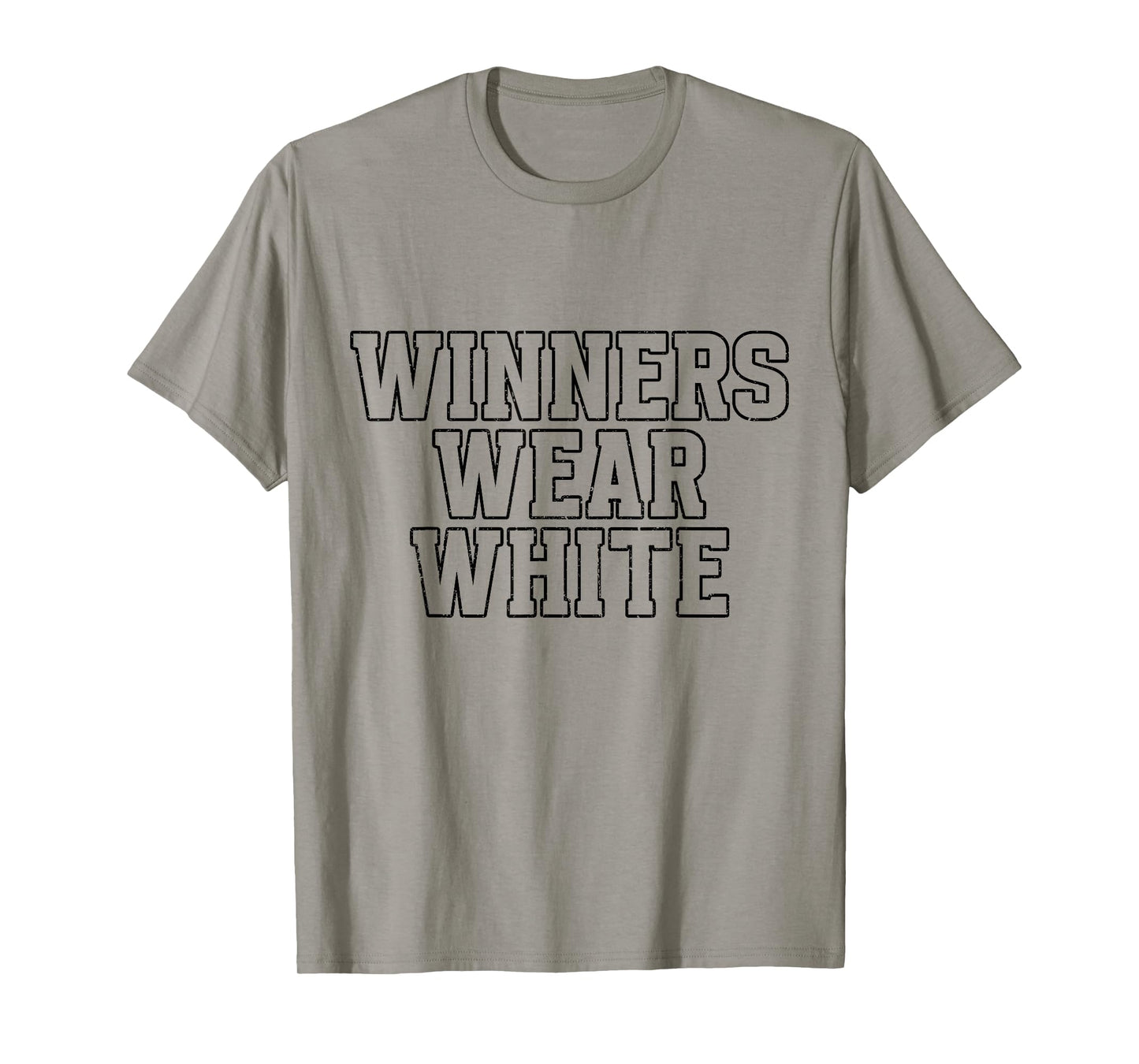 Winners Wear White Sleepaway Color war White Team Spirit T-Shirt