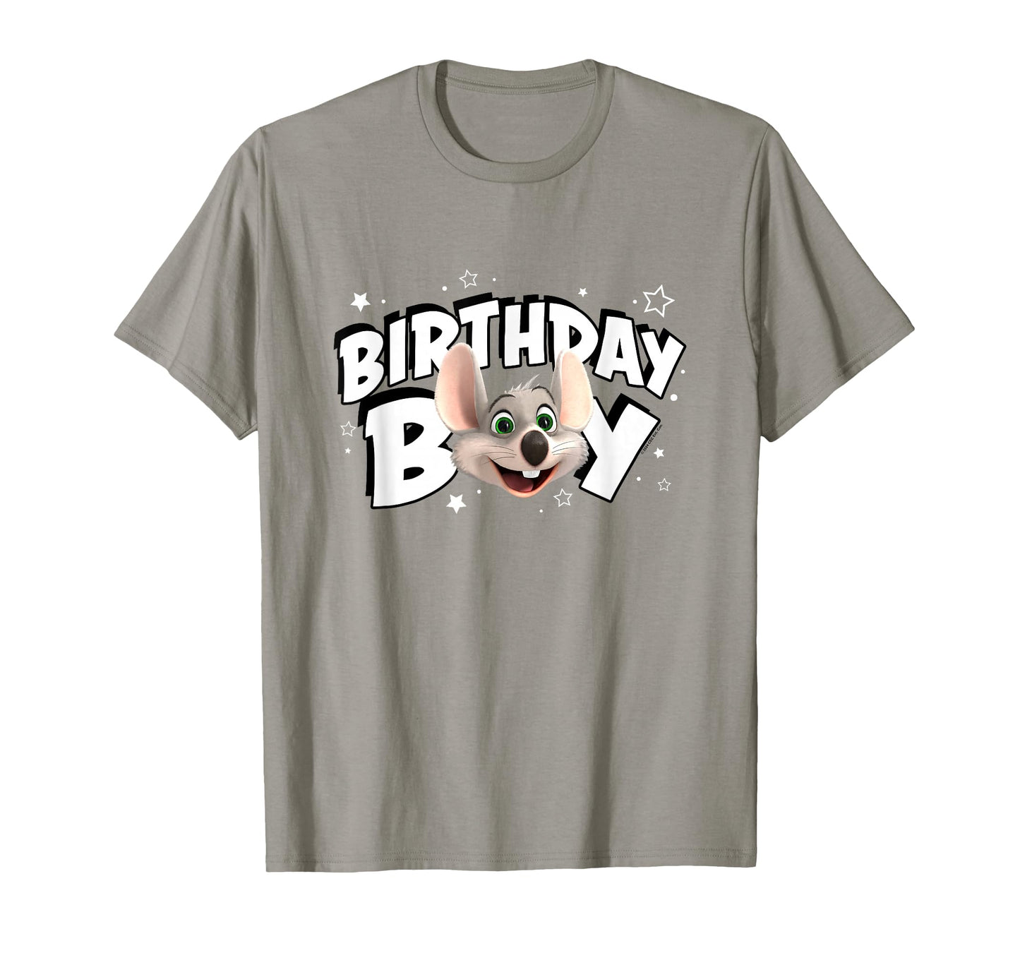 Chuck E. Cheese Birthday Boy Celebration Chuck Face Logo T-Shirt