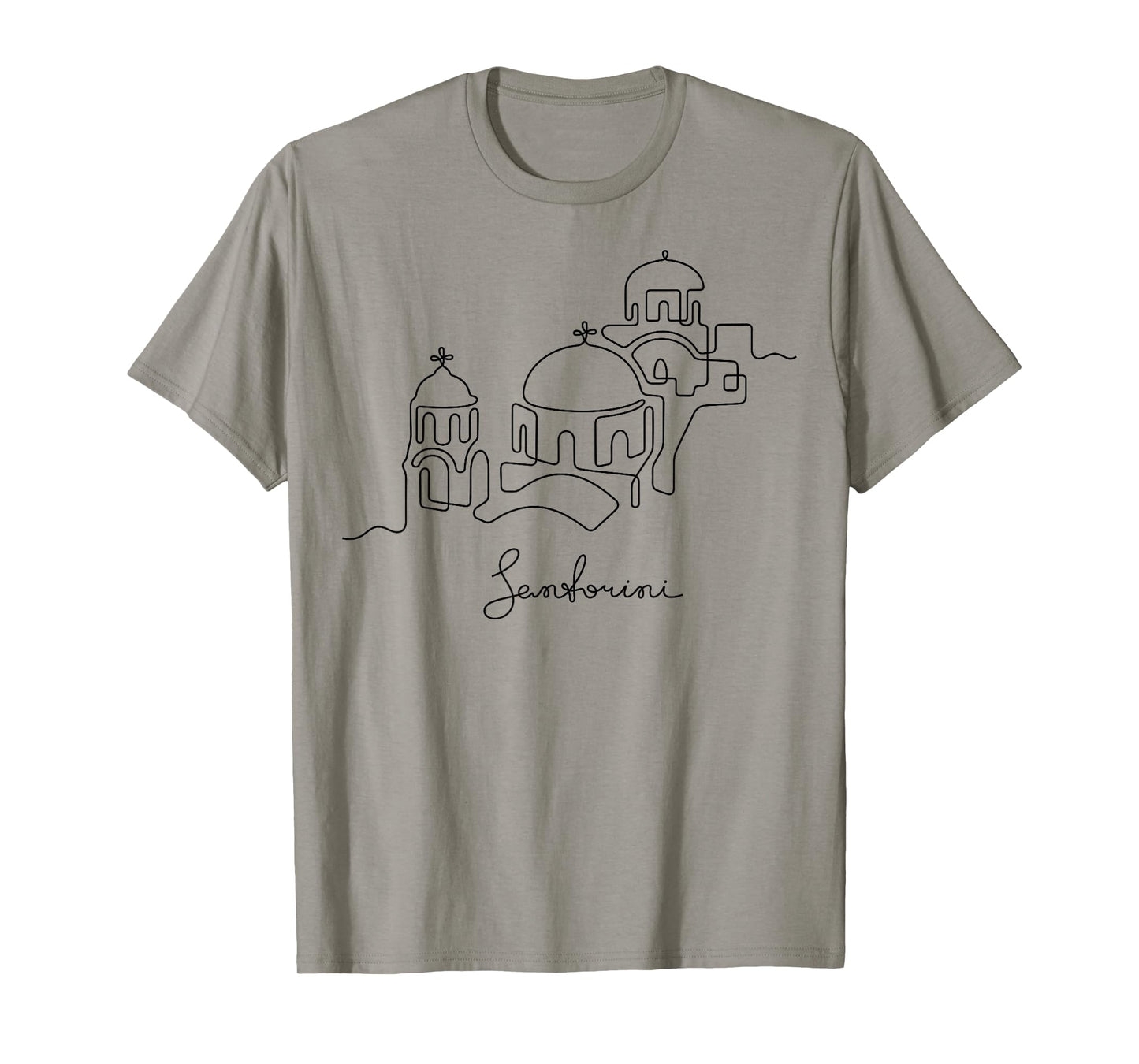 Europe Greece Athens Santorini Family Vacation Souvenir Tee T-Shirt