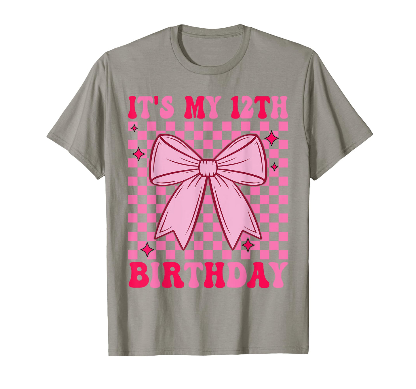 12th Coquette Themed Birthday Twelve Year Old Girl Bow T-Shirt