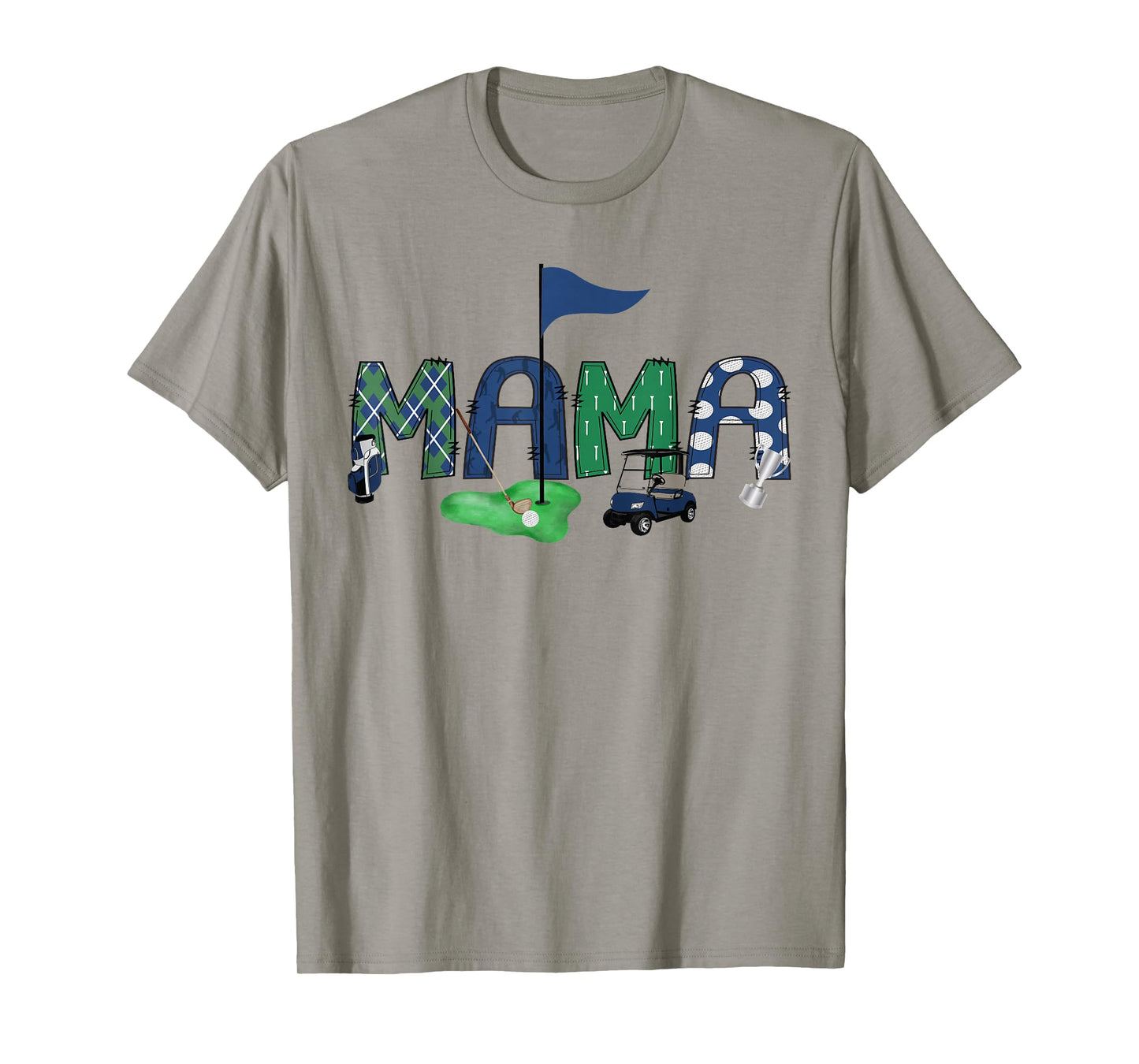 Mama Of The Birthday Boy Hole in One Golf Sport Matching T-Shirt