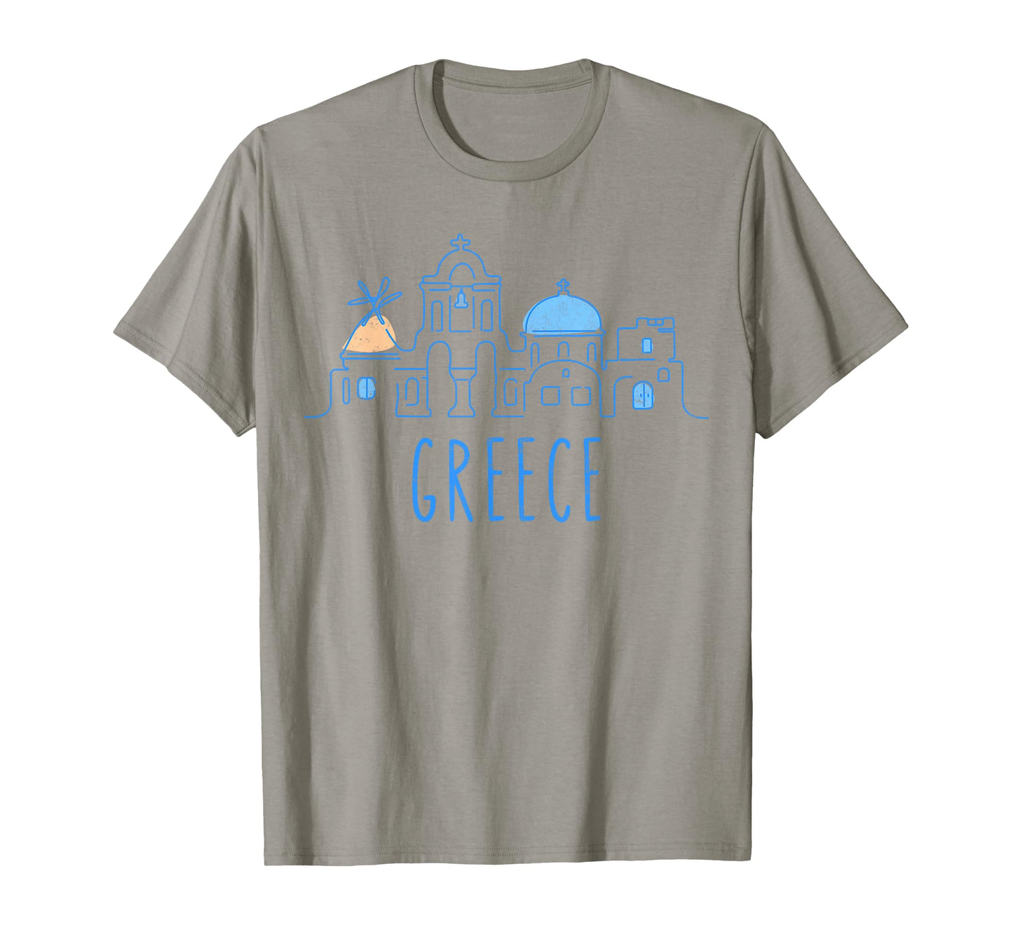 Europe Greece Athens Santorini Family Vacation Souvenir Tee T-Shirt