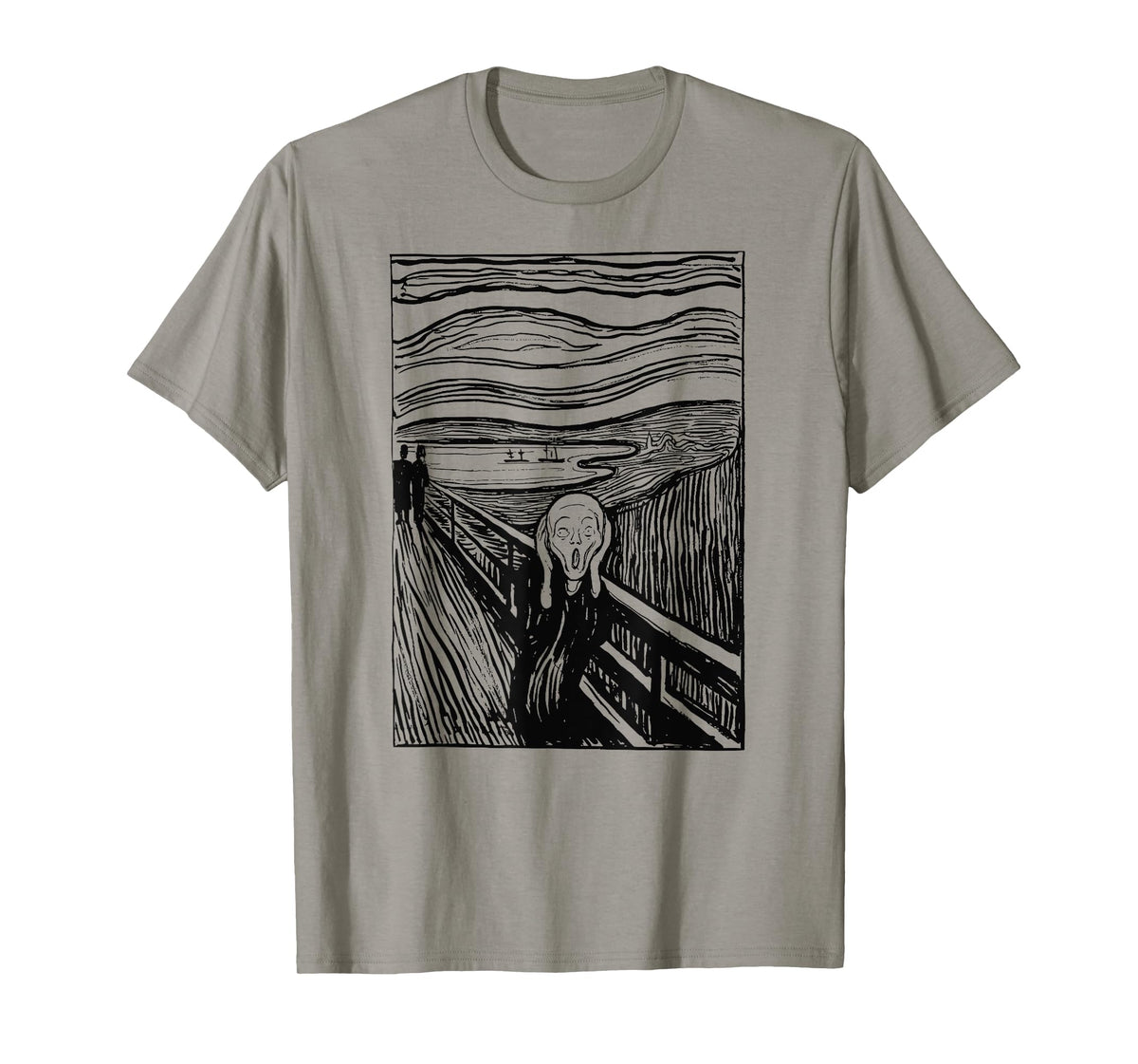 The Scream Famous Art By Munch Artist Painting vintage T-Shirt