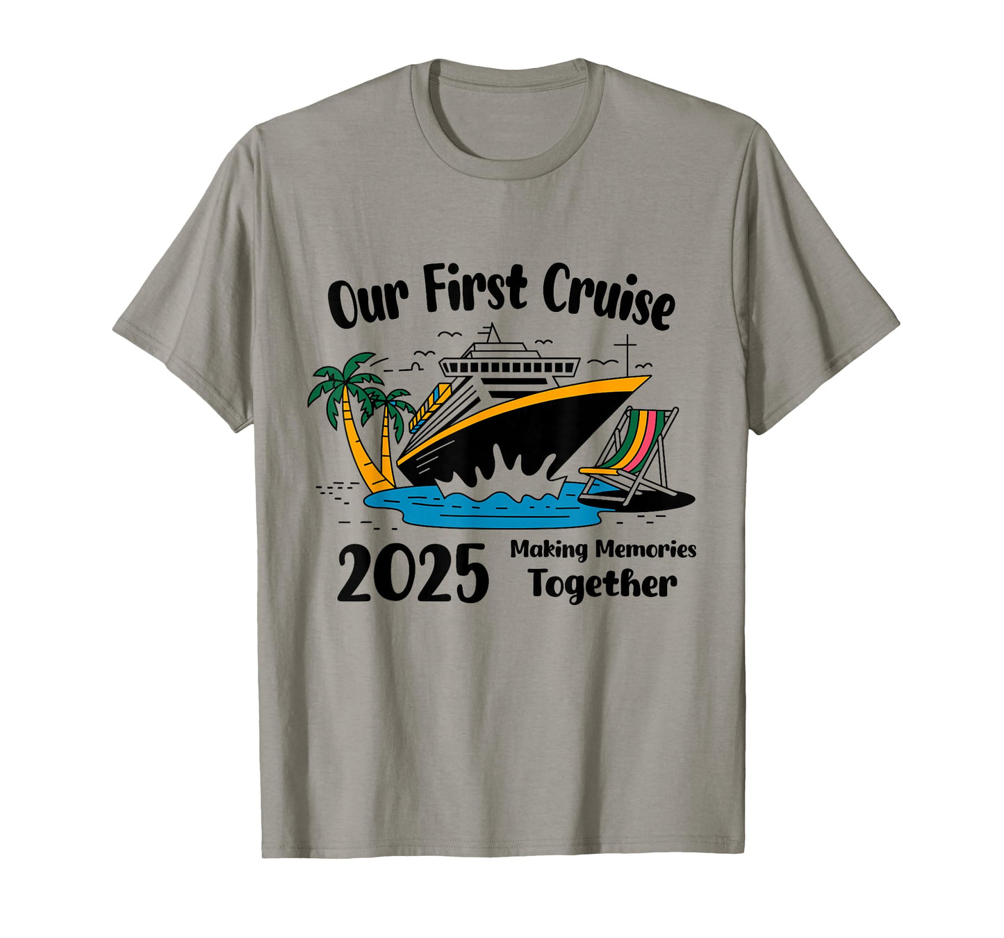 Our First Cruise 2025 Together Matching Couples Cruise T-Shirt
