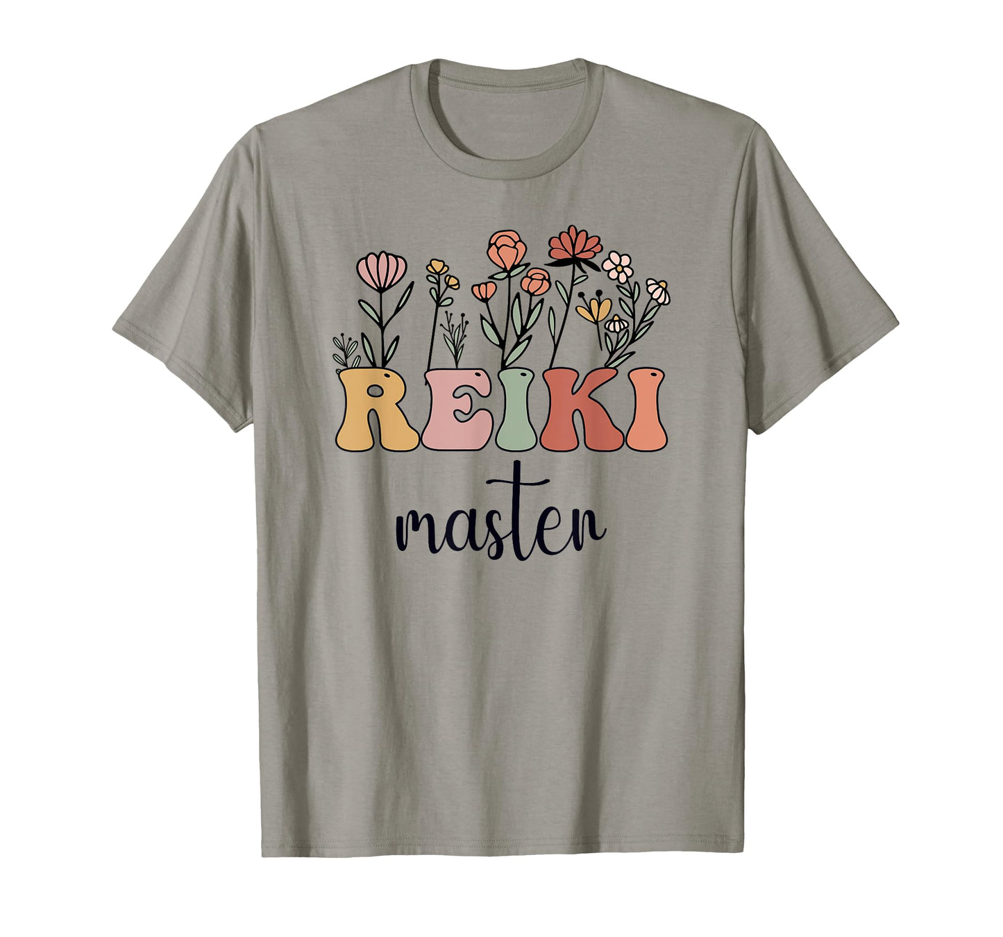 Reiki Master Wildflower Groovy Women T-Shirt