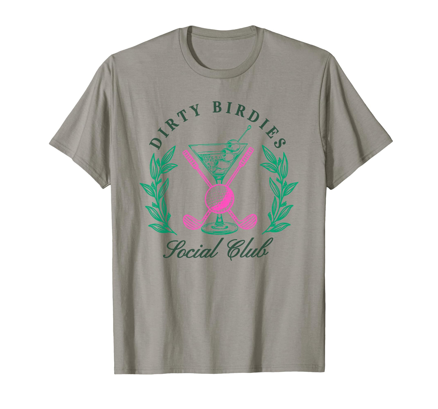 Dirty Birdies Social Club, Golfing & Drinking T-Shirt
