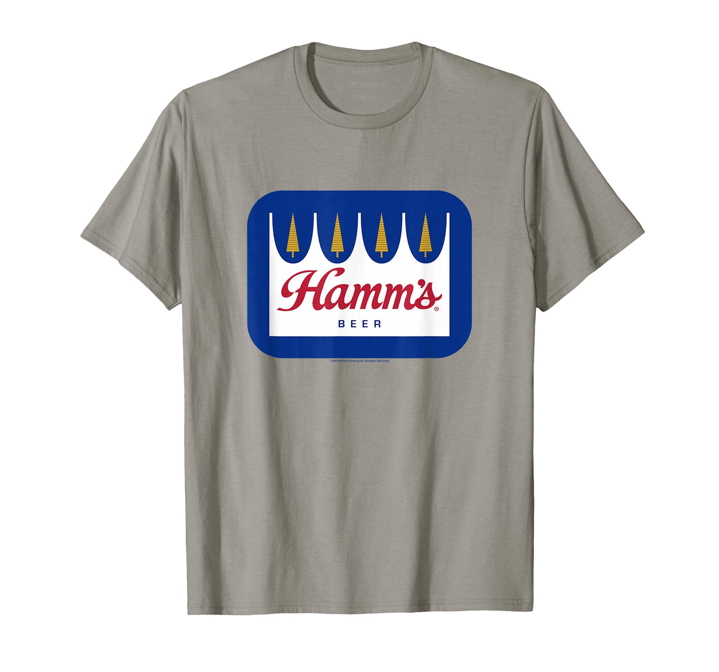 Coors Brewing Company The Hamm's Beer Vintage Chest Logo T-Shirt
