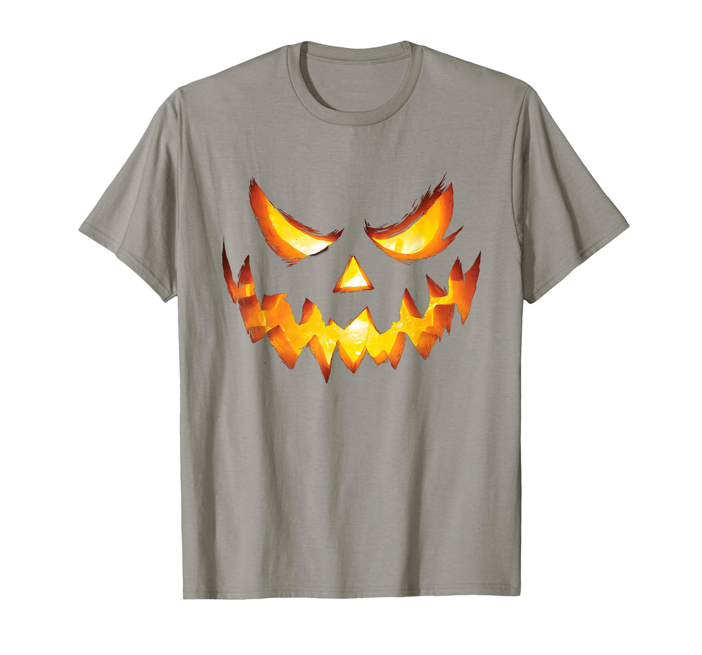 Jack O Lantern Scary Carved Pumpkin Face Halloween Costume T-Shirt