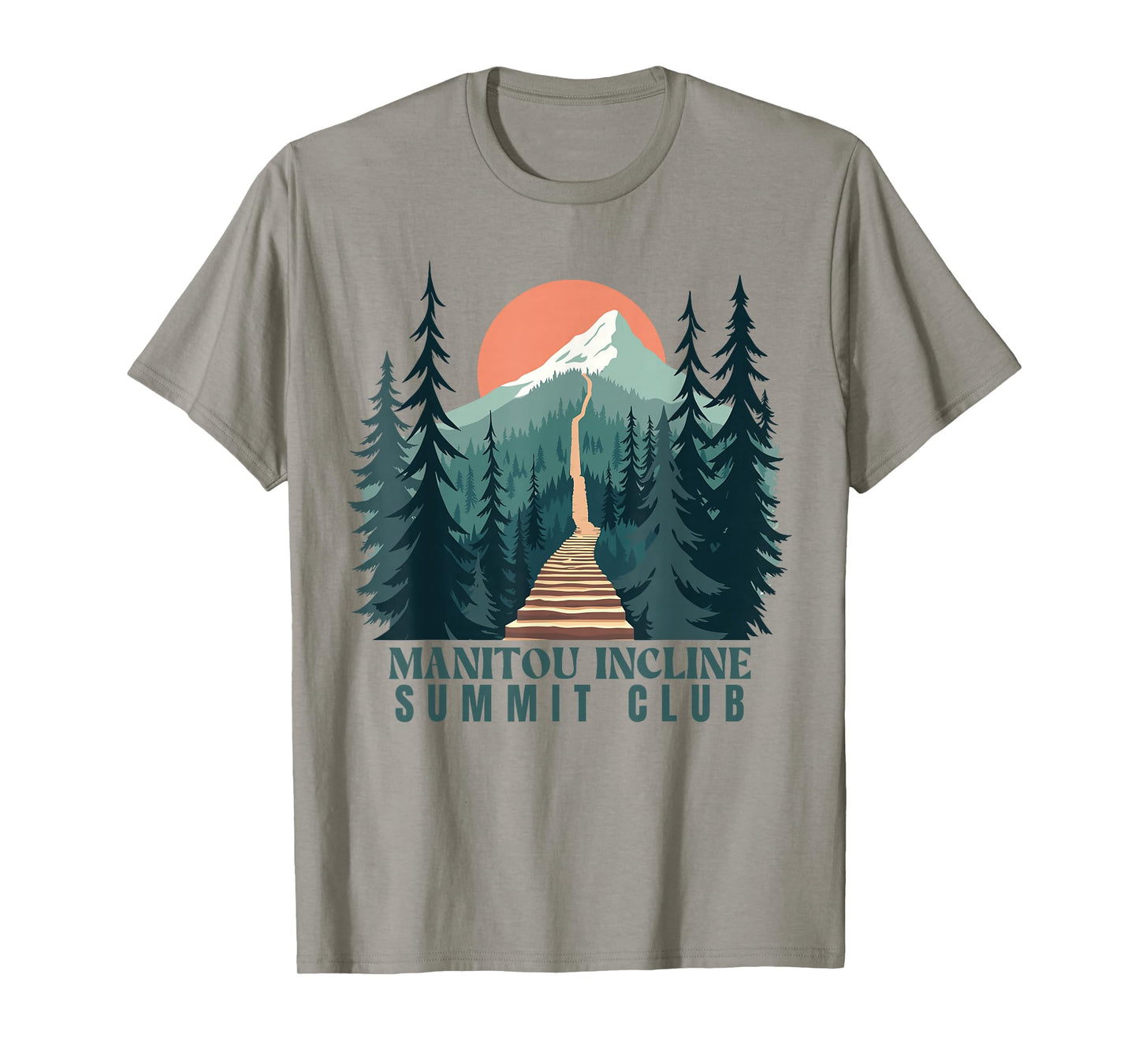 Manitou Incline Summit Club, Hiking Manitou Incline T-Shirt