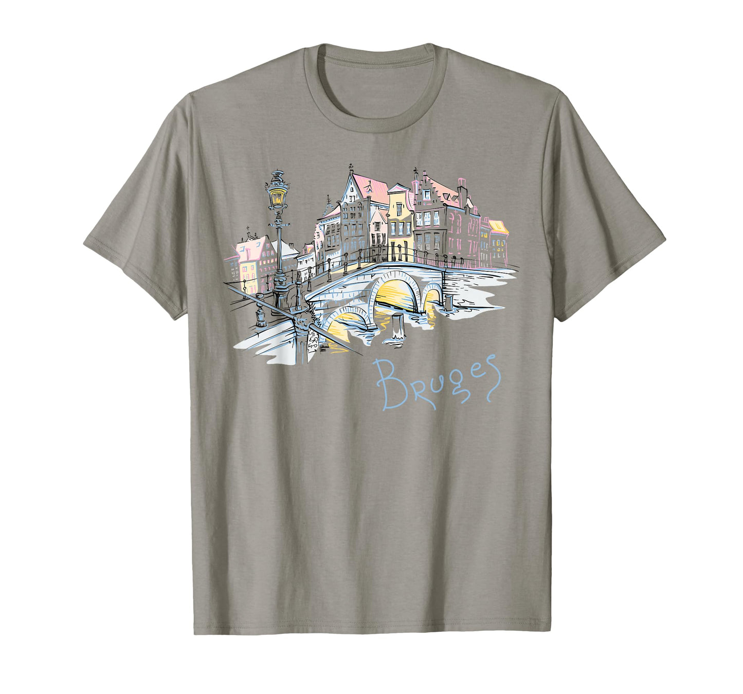 Travel Europe Belgium Bruges Family Vacation Souvenir Tee T-Shirt
