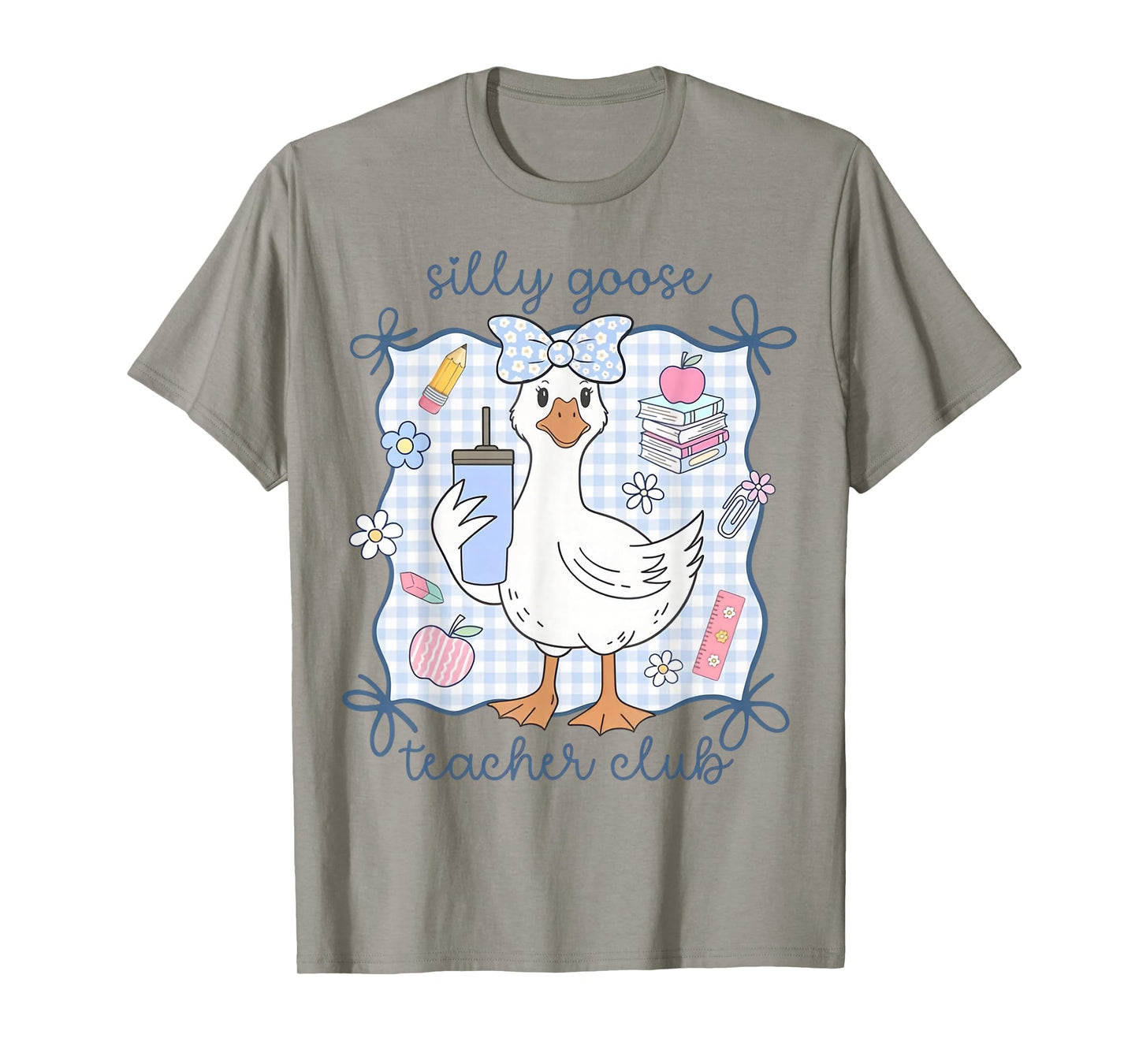 Silly Goose Teacher Club Funny Back to School First Day T-Shirt
