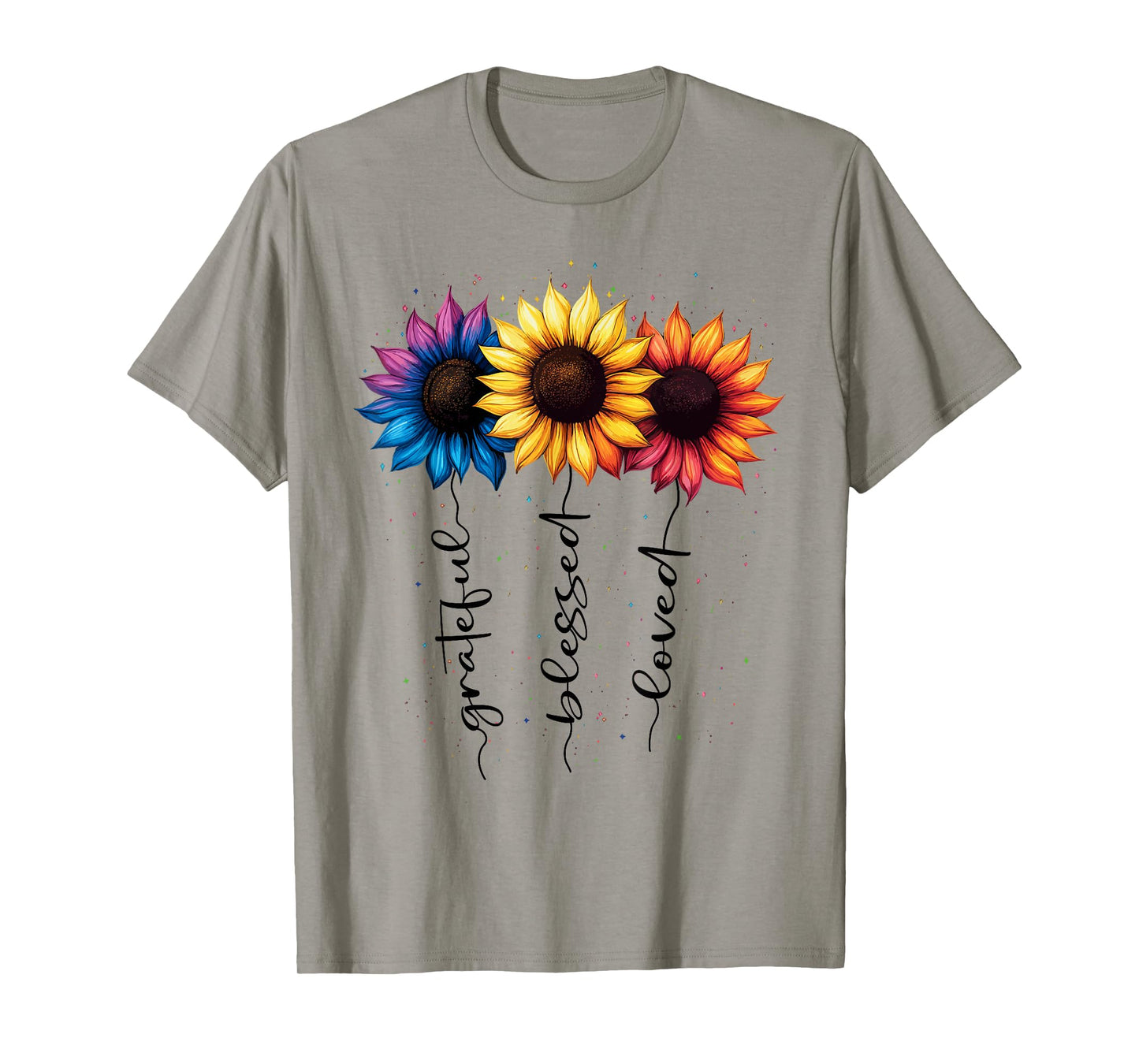 Sunflowers Inspiration Floral Flower Motivation Flowers T-Shirt