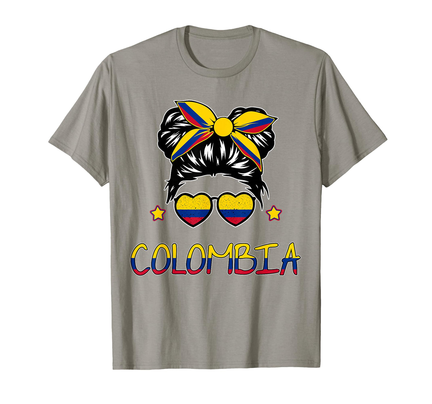 Girls Colombian Flag Kids Hispanic Heritage Month Colombia T-Shirt
