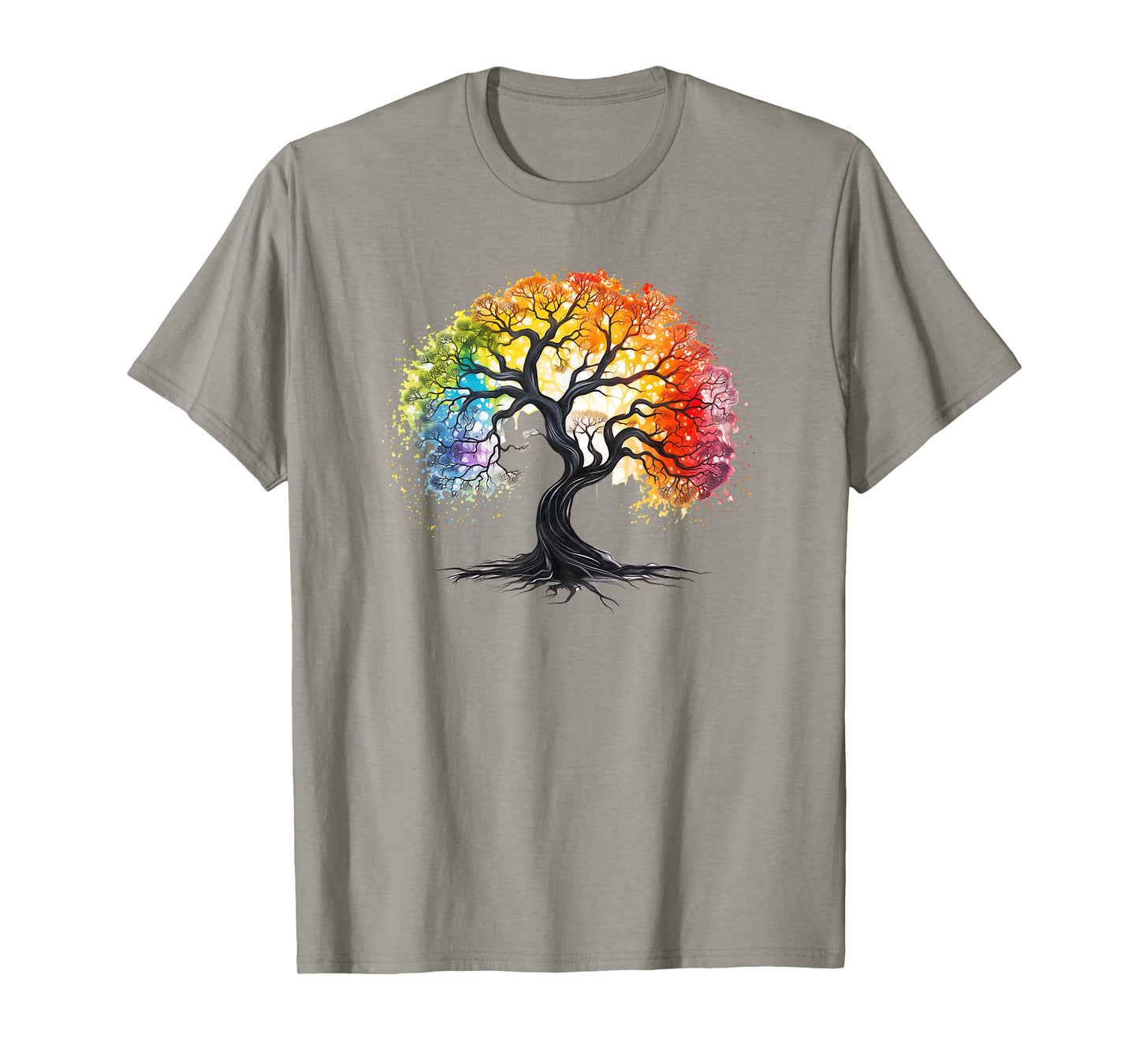 Meditation Bodhi Tree Art Lotus Pose Meditating Namaste Zen T-Shirt