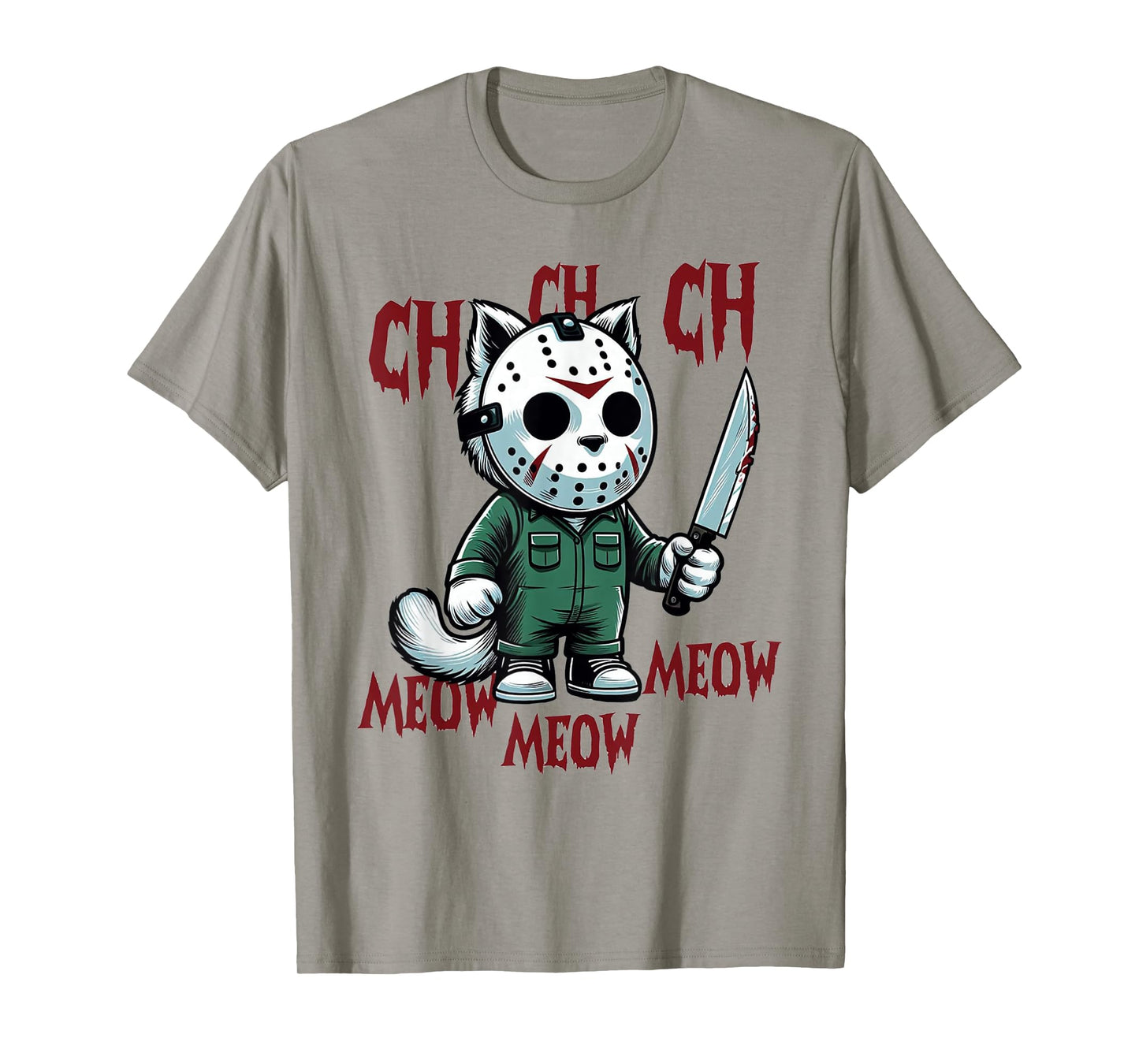Ch Ch Ch Meow Meow Meow - Cat Movie Horror T-Shirt