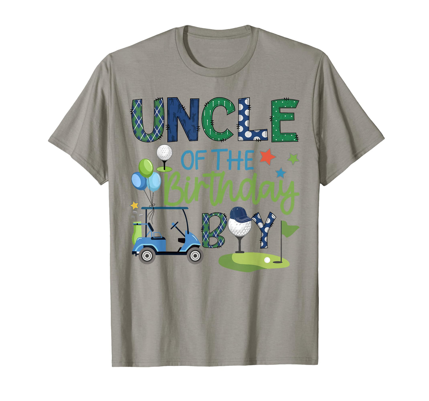Uncle Of The Birthday Boy Hole in One Golf Sport T-Shirt