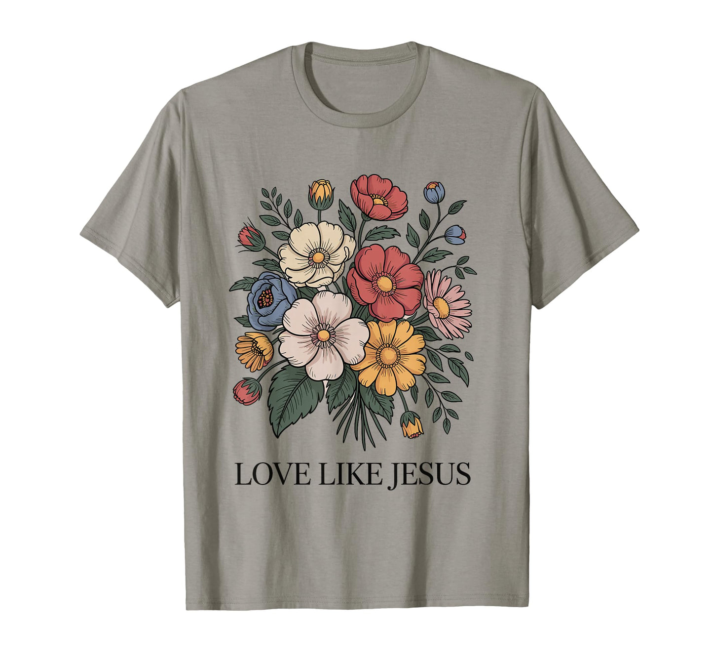 Love Like Jesus Christian Motivational Religious Design T-Shirt