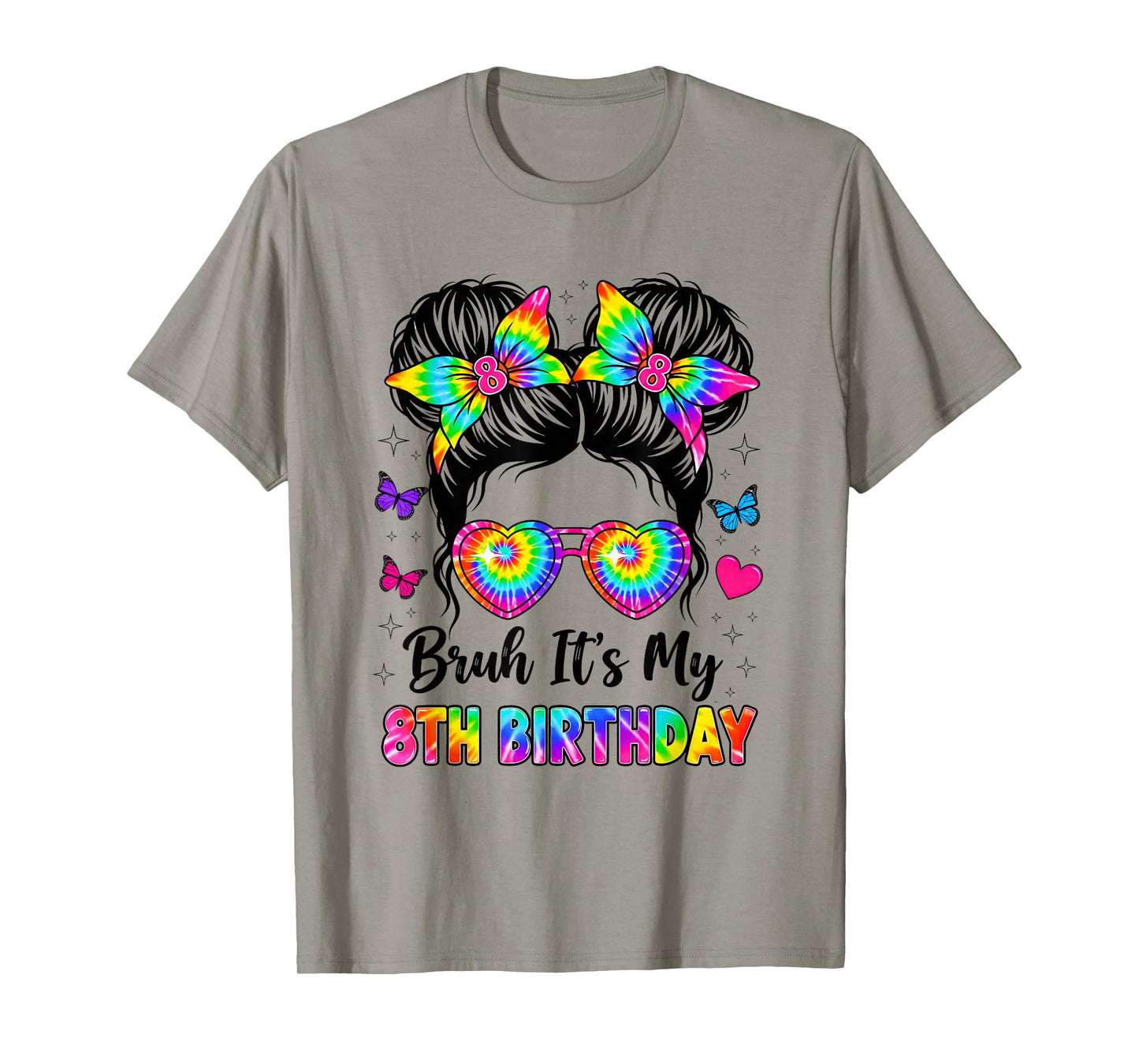 Bruh It's My 8th Birthday 8 Years Old Girl Birthday T-Shirt