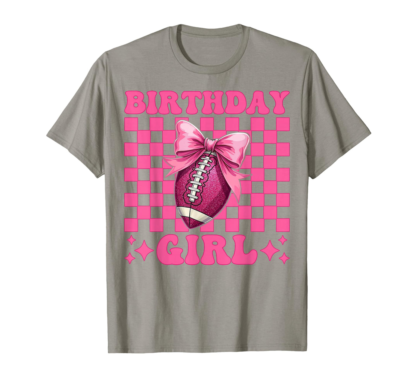 Birthday Girl American Football Girl T-Shirt