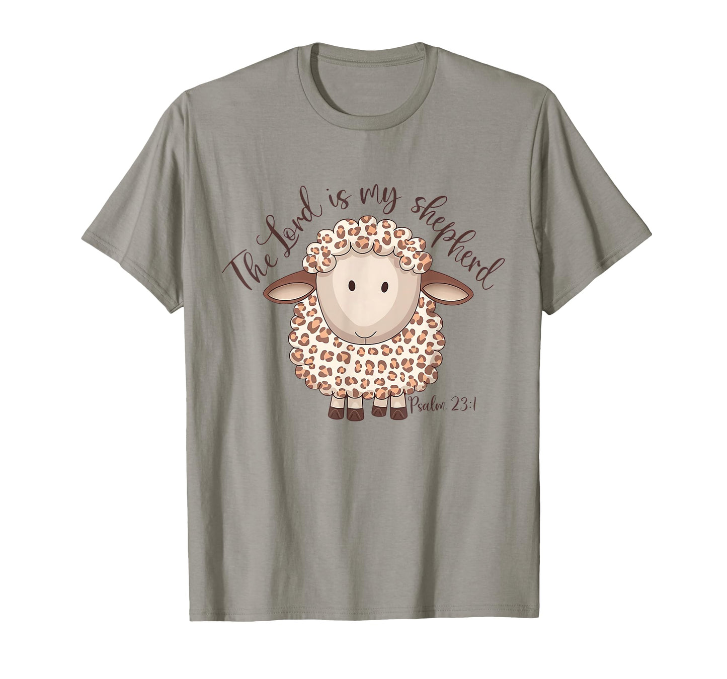 The Lord Is My Shepherd Psalm 23:1 Jesus Christian God Sheep T-Shirt