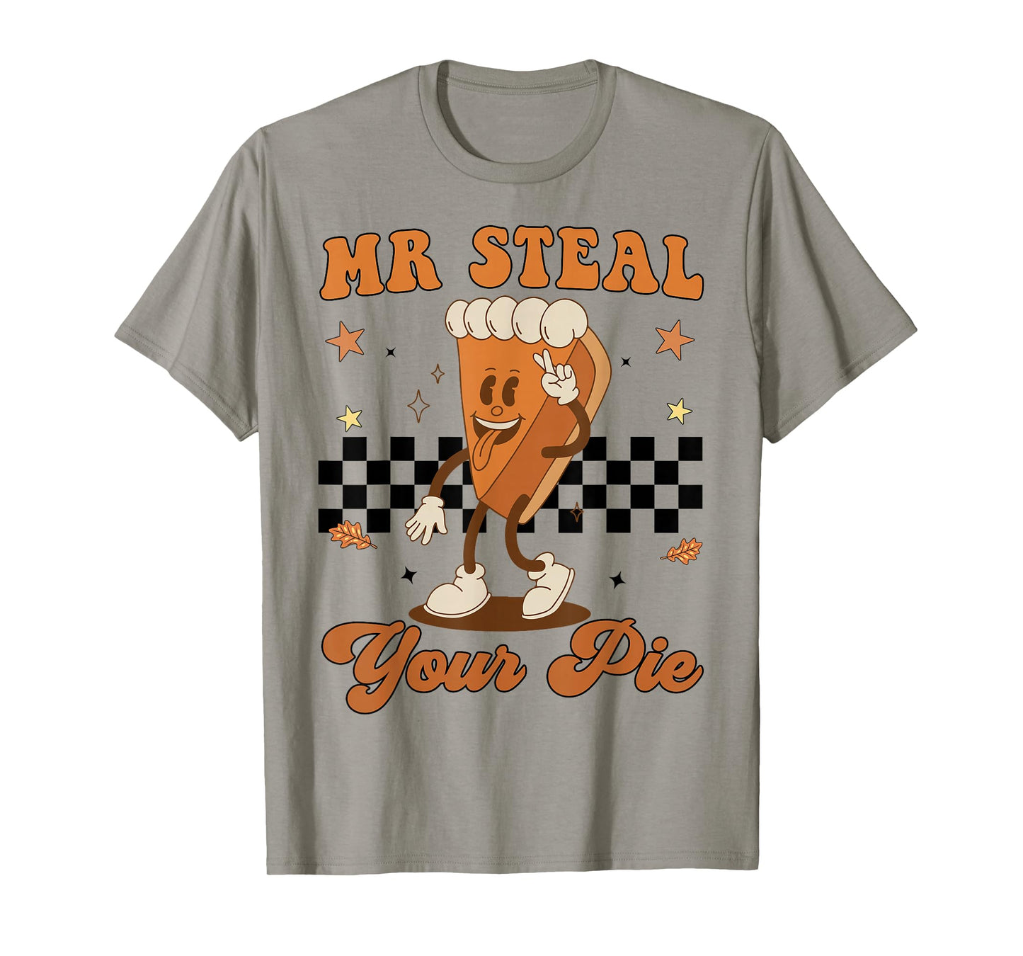 Toddler Boy Thanksgiving Mr Steal Your Pie Kids Men Women T-Shirt