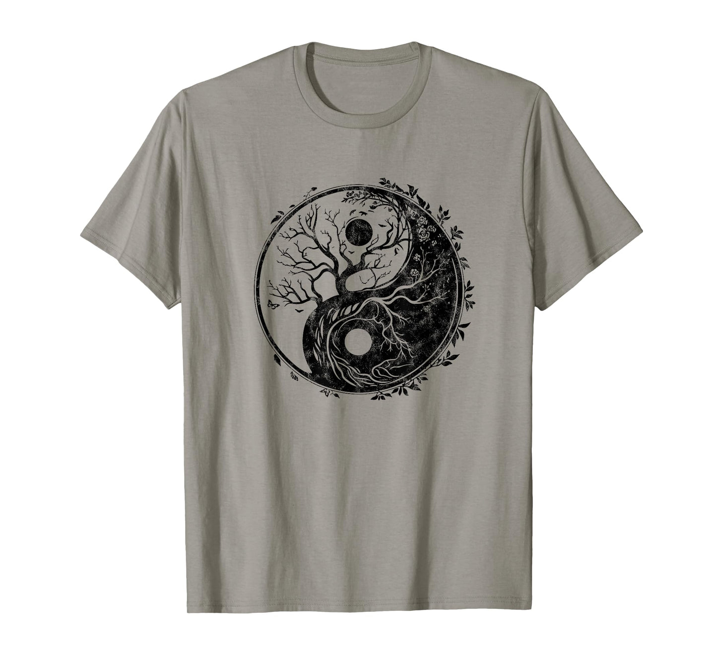 Yin Yang symbol, tree of life, Tai chi, Qigong, yoga, Taoism T-Shirt