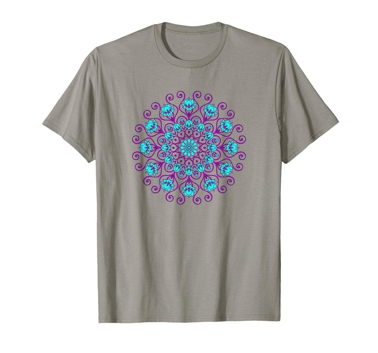 Lotus Flower Mandala Yoga Meditation Awareness Zen T-shirt T-Shirt