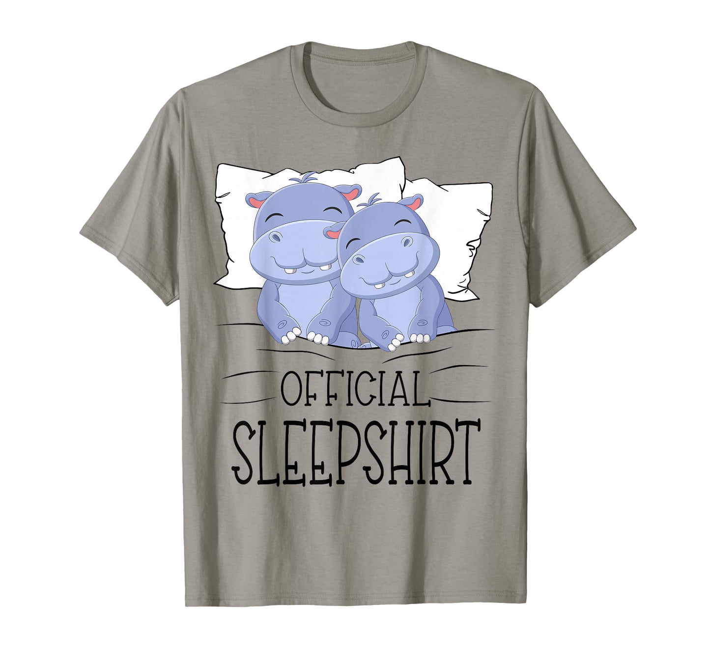 Hippo Hippopotamus Hippos Sleep Pajamas Gifts For Men Women T-Shirt