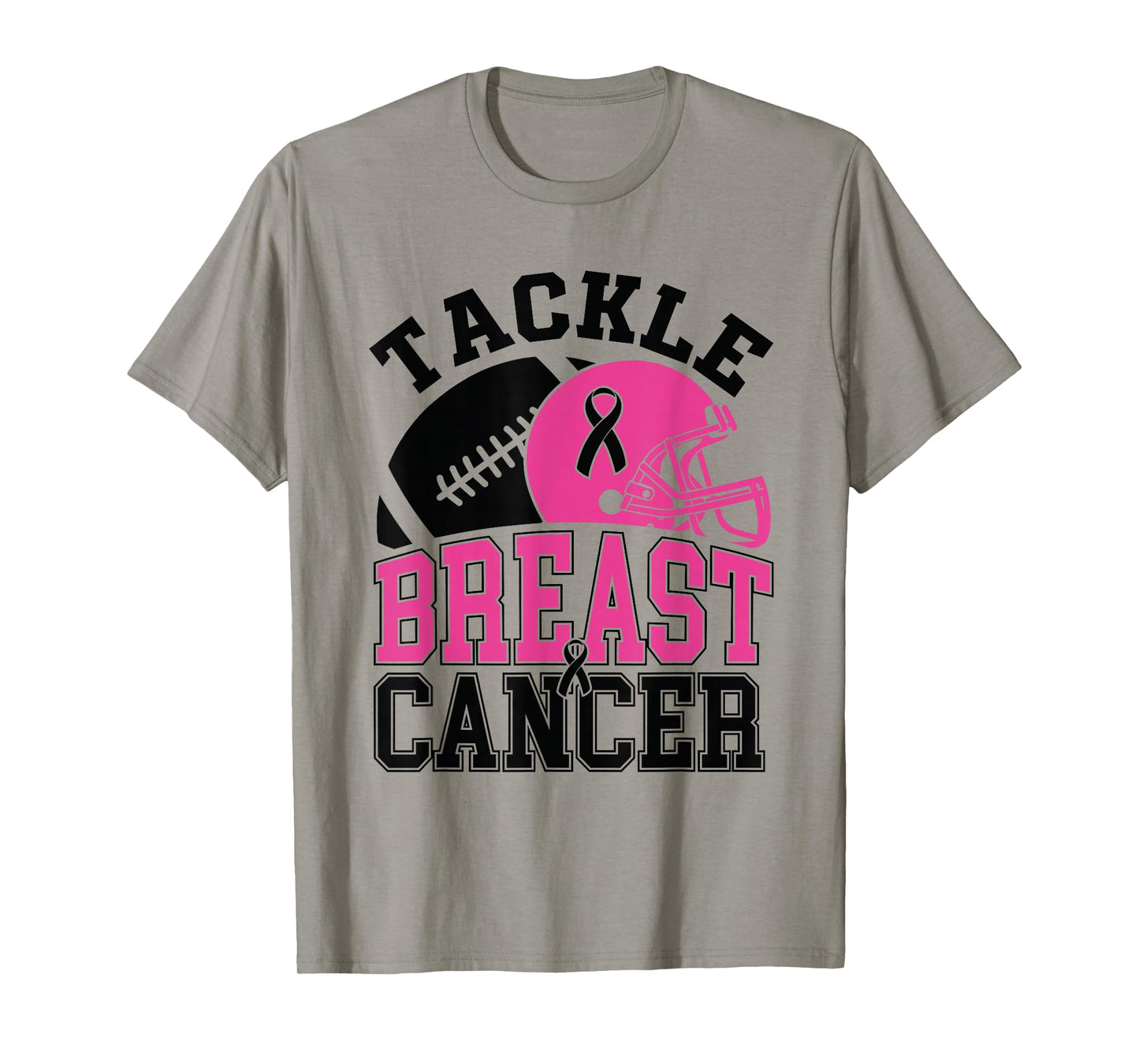 Tackle Breast Cancer Awareness American Football Women Kids T-Shirt