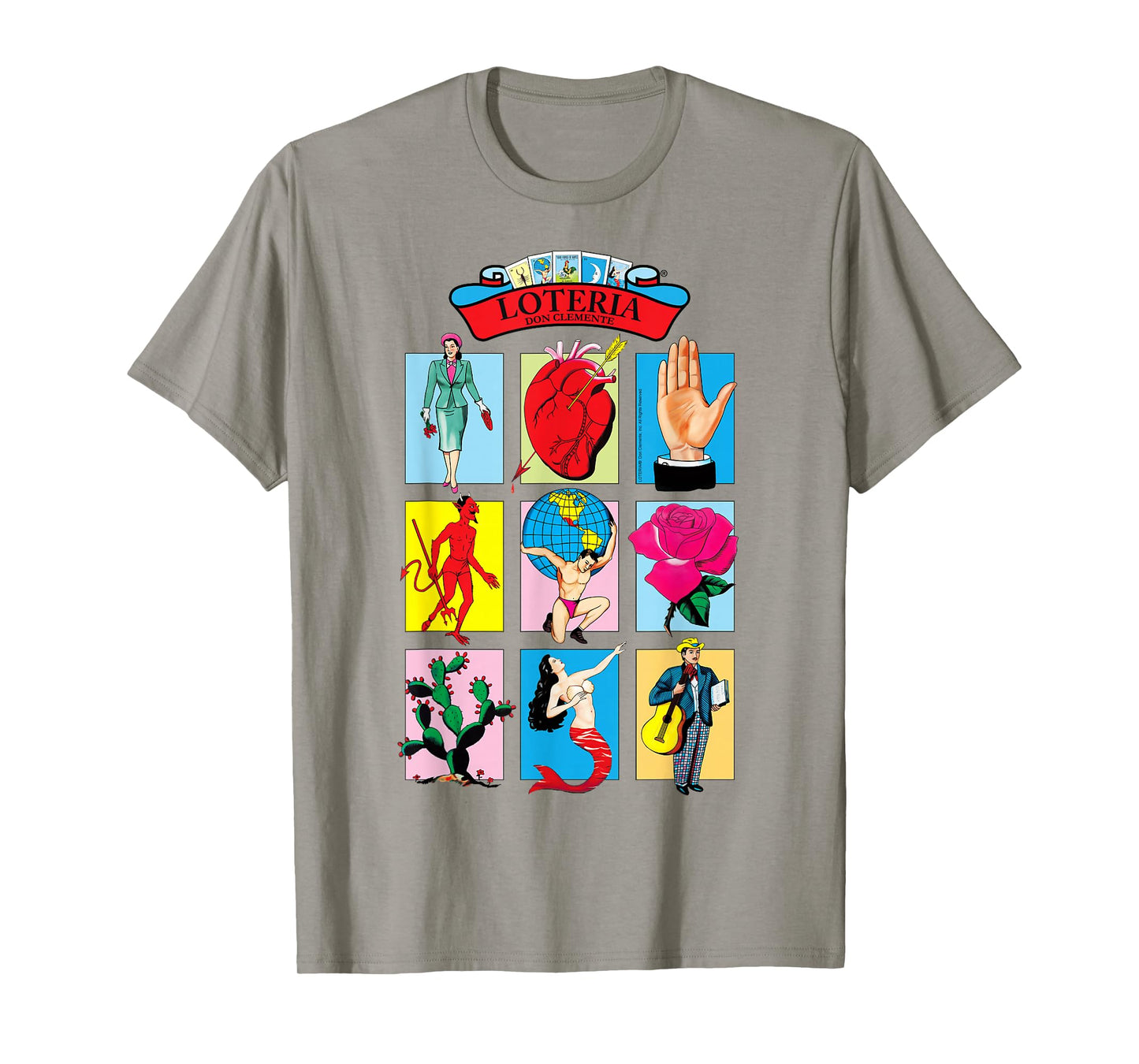 Loteria - Floating Cards Grid T-Shirt