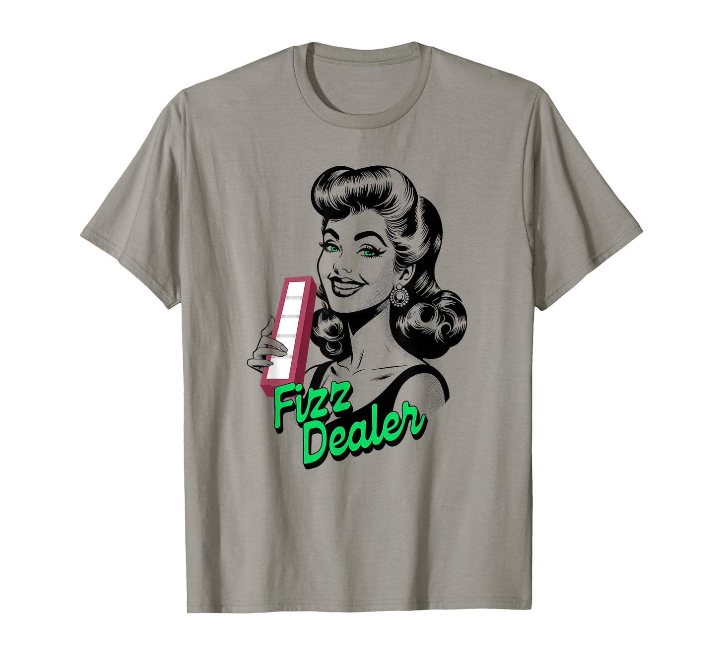 Fizz Dealer Retro Soda Pop Art Funny Vintage T-Shirt
