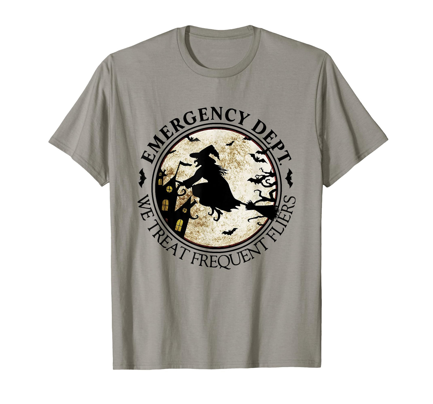 Emergency Dept We Treat Frequent Fliers Halloween ER Nurse T-Shirt