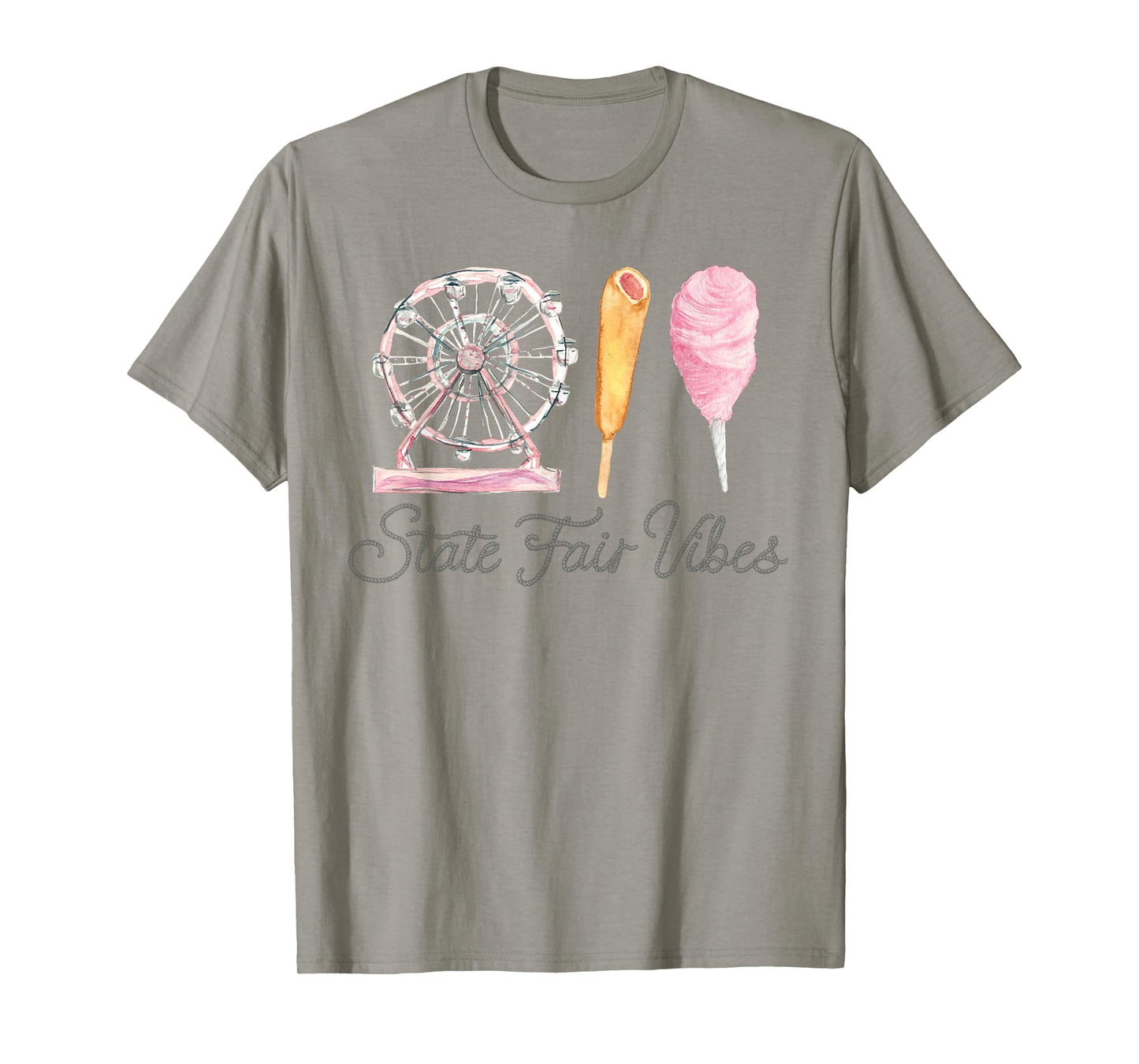STATE FAIR VIBES, FAIR THEMED BIRTHDAY, RODEO OUTFIT TEE T-Shirt